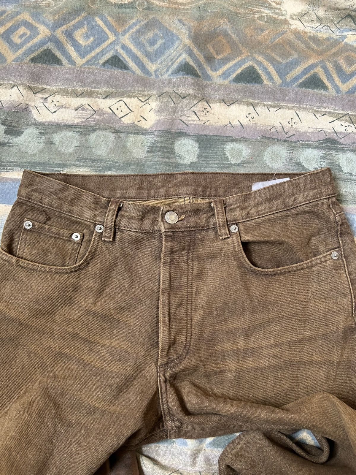Helmut Lang Helmut Lang Vintage Dark Denim Size US 29 - 5 Thumbnail