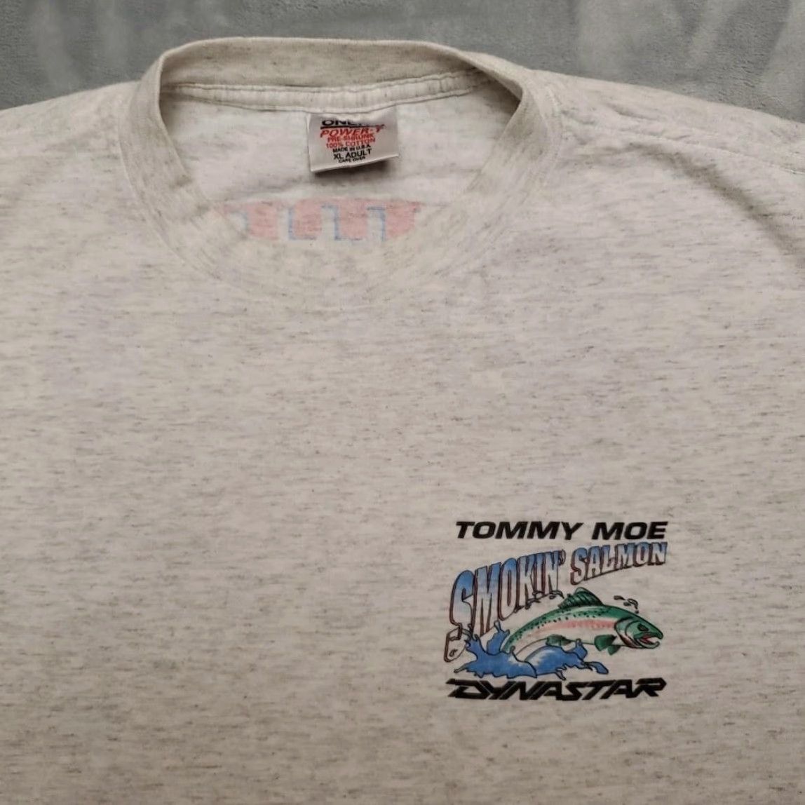 Vintage VINTAGE Tommy Moe Shirt Mens XL Olympic Games Dynastar Smokin Salmon 90s USA Shirt Size US XL / EU 56 / 4 - 2 Thumbnail