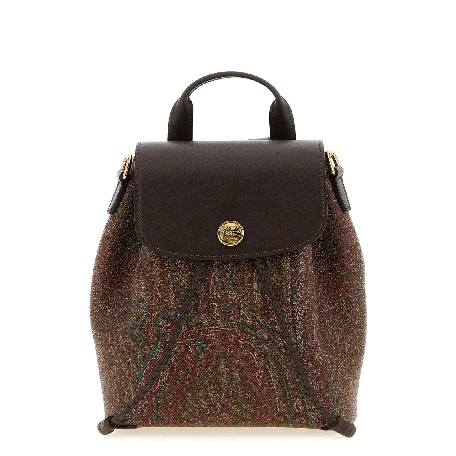 Etro ETRO Essential Small Brown Backpack New Size ONE SIZE - 1 Thumbnail