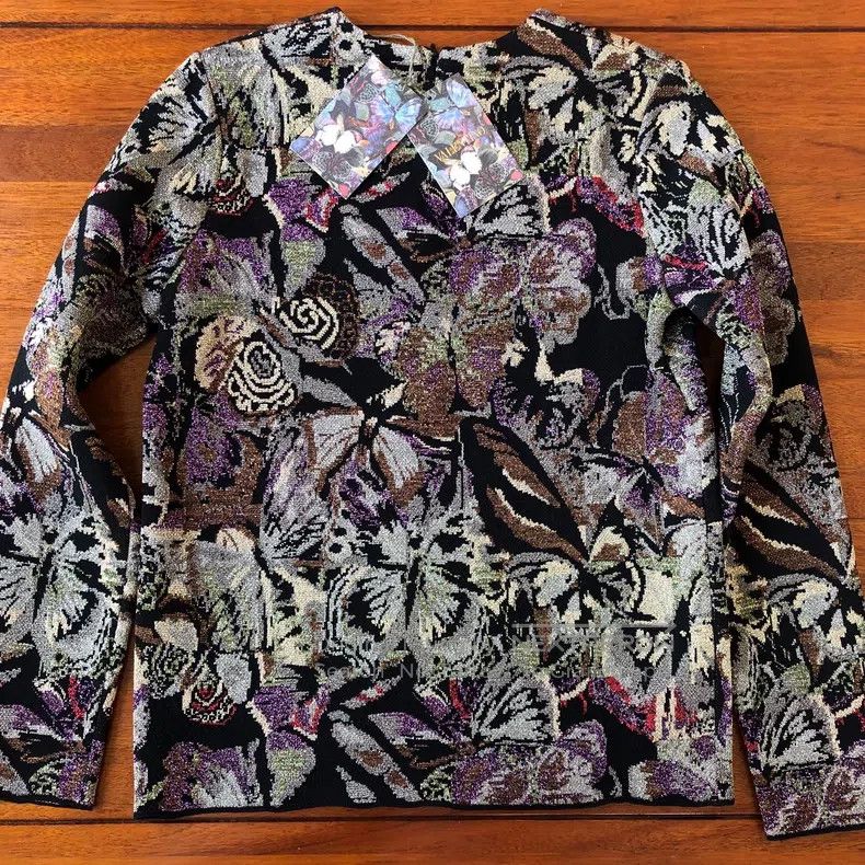 Valentino Valentino Heavy industry bright silk butterfly top Size S / US 4 / IT 40 - 7 Thumbnail