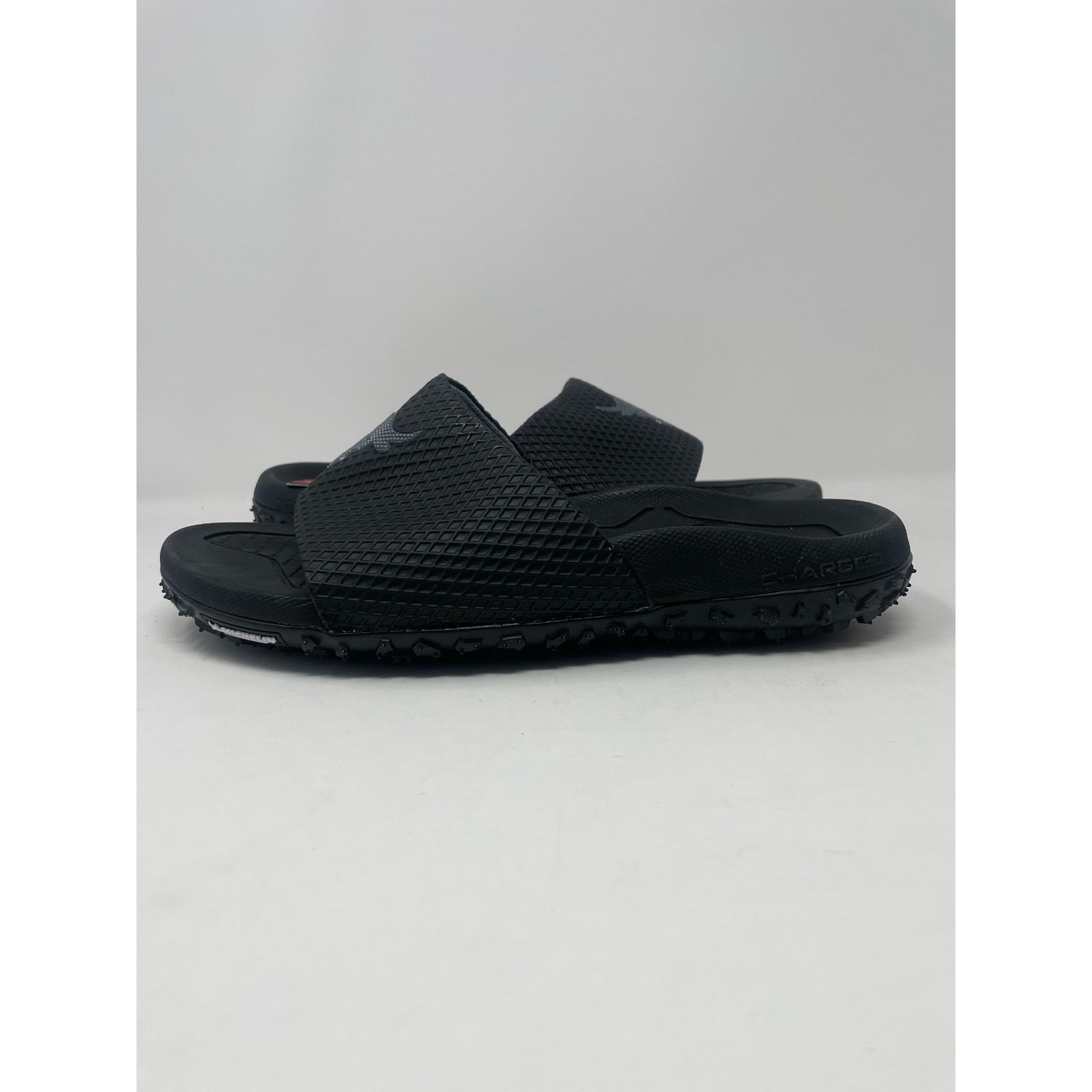 Under Armour Under Armour UA Project Rock SL 2.0 Black Slides Mens Size 8 Size US 8 / EU 41 - 1 Thumbnail