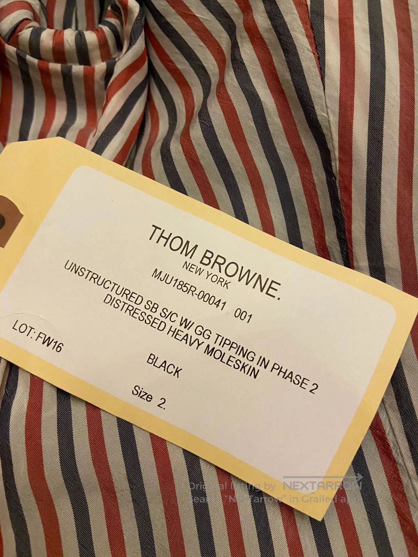 Thom Browne thom browne black tailored blazer with edging. Size US M / EU 48-50 / 2 - 5 Thumbnail