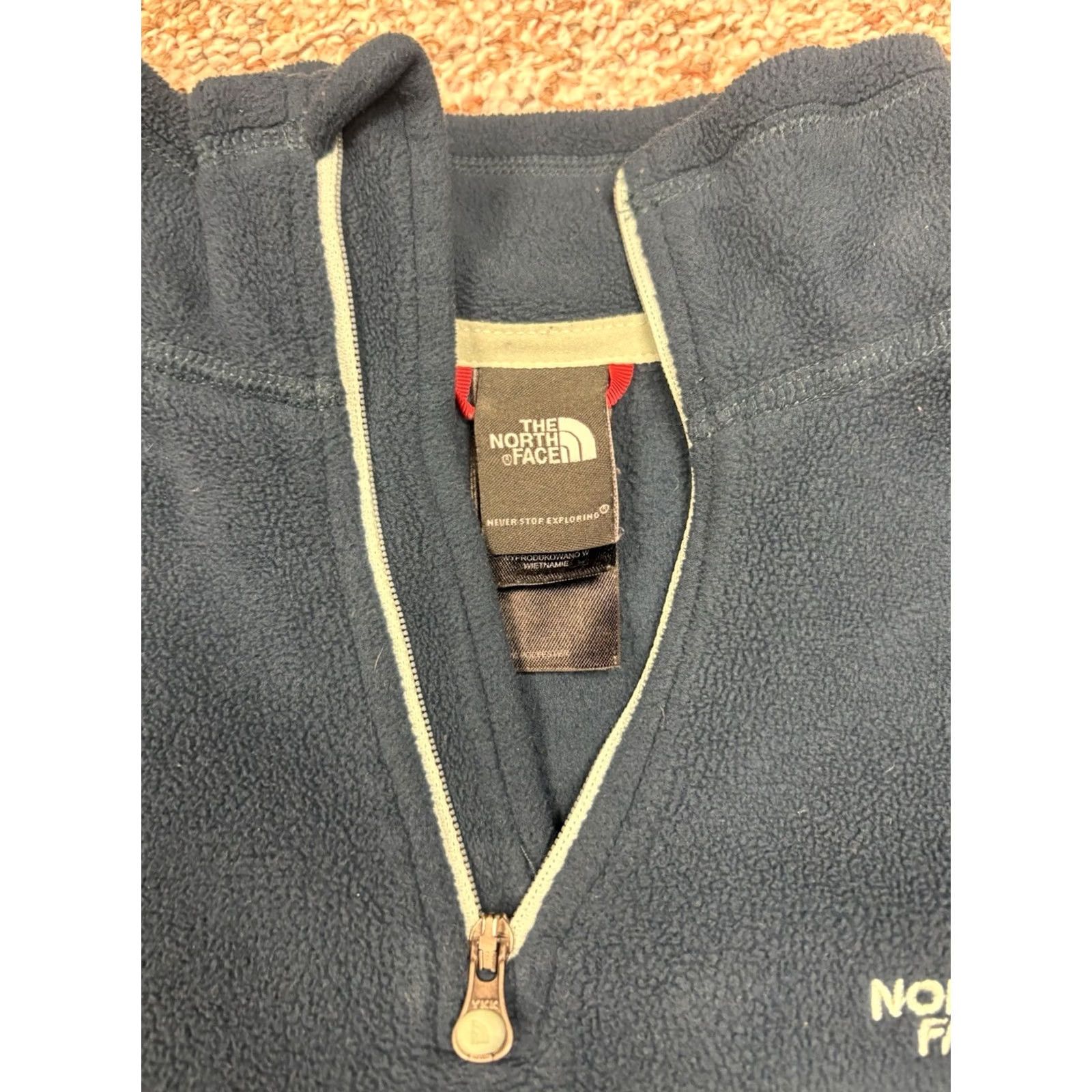 The North Face The North Face Jacket Women’s S Small Fleece Navy Blue Quarter Zip Outdoors Casual Travel Workwear Size S / US 4 / IT 40 - 3 Thumbnail