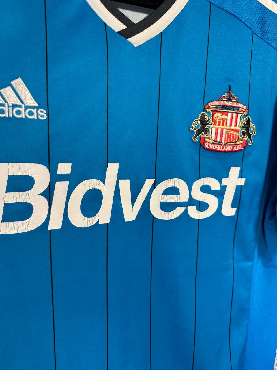 Adidas Vintage Sunderland 2014/15 Adidas Soccer Jersey Size US L / EU 52-54 / 3 - 8 Thumbnail