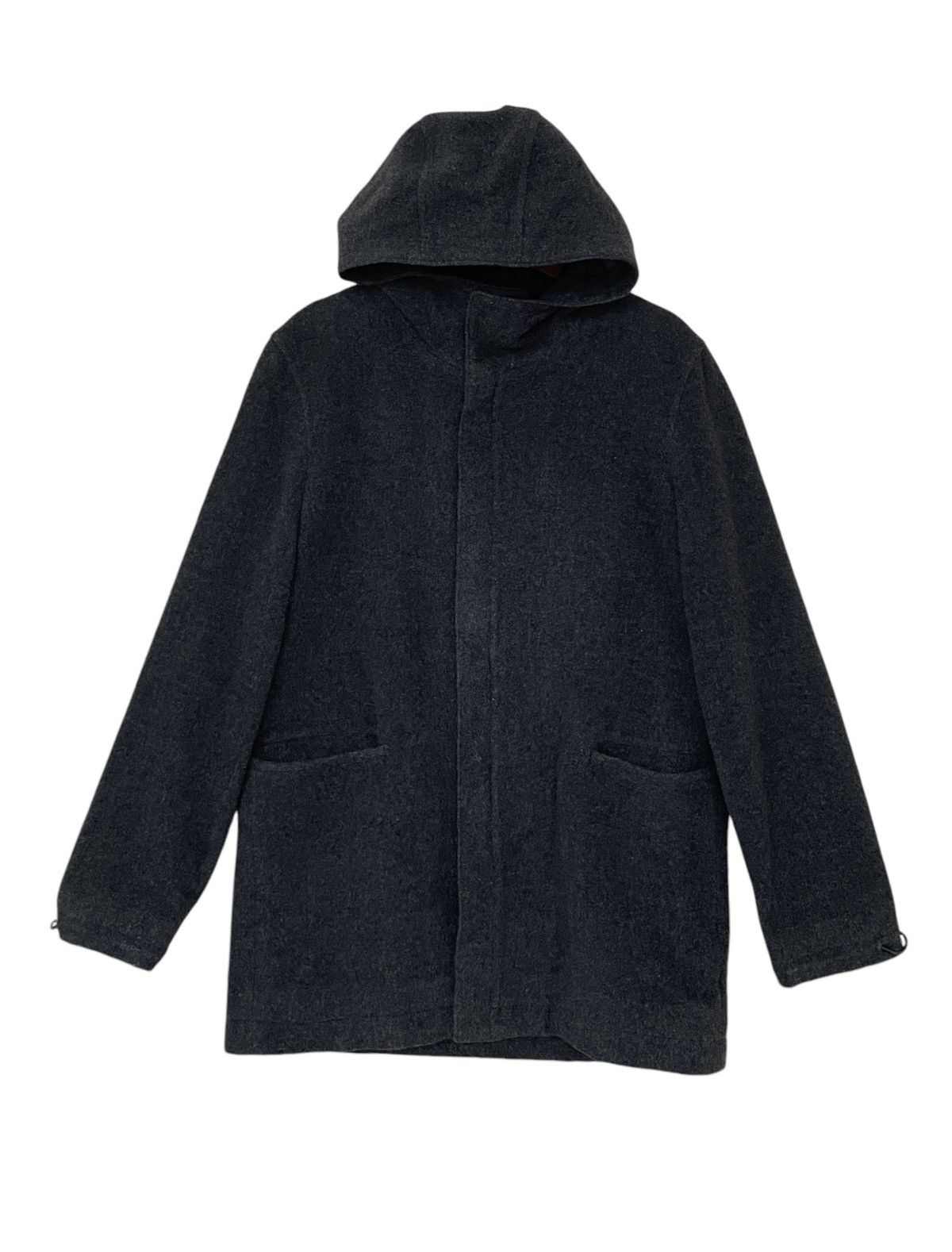 Japanese Brand × PPFM Vintage Japanese Brand PPFM Wool Hoodie Parka 1990s Size US M / EU 48-50 / 2 - 1 Thumbnail