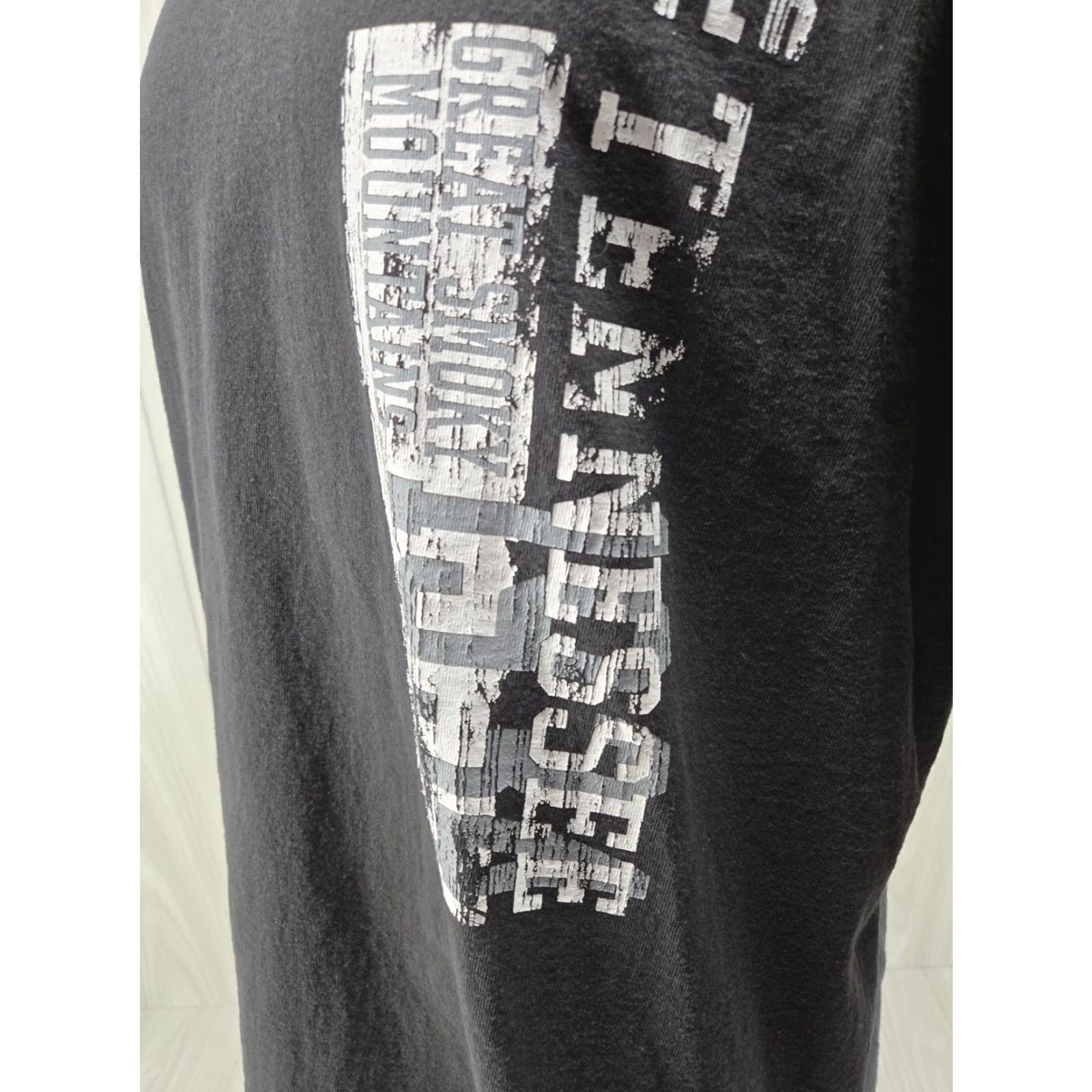 Vintage Tennessee Mens XL Black Long Sleeve Great Smoky Mountains Shirt Size US XL / EU 56 / 4 - 6 Thumbnail