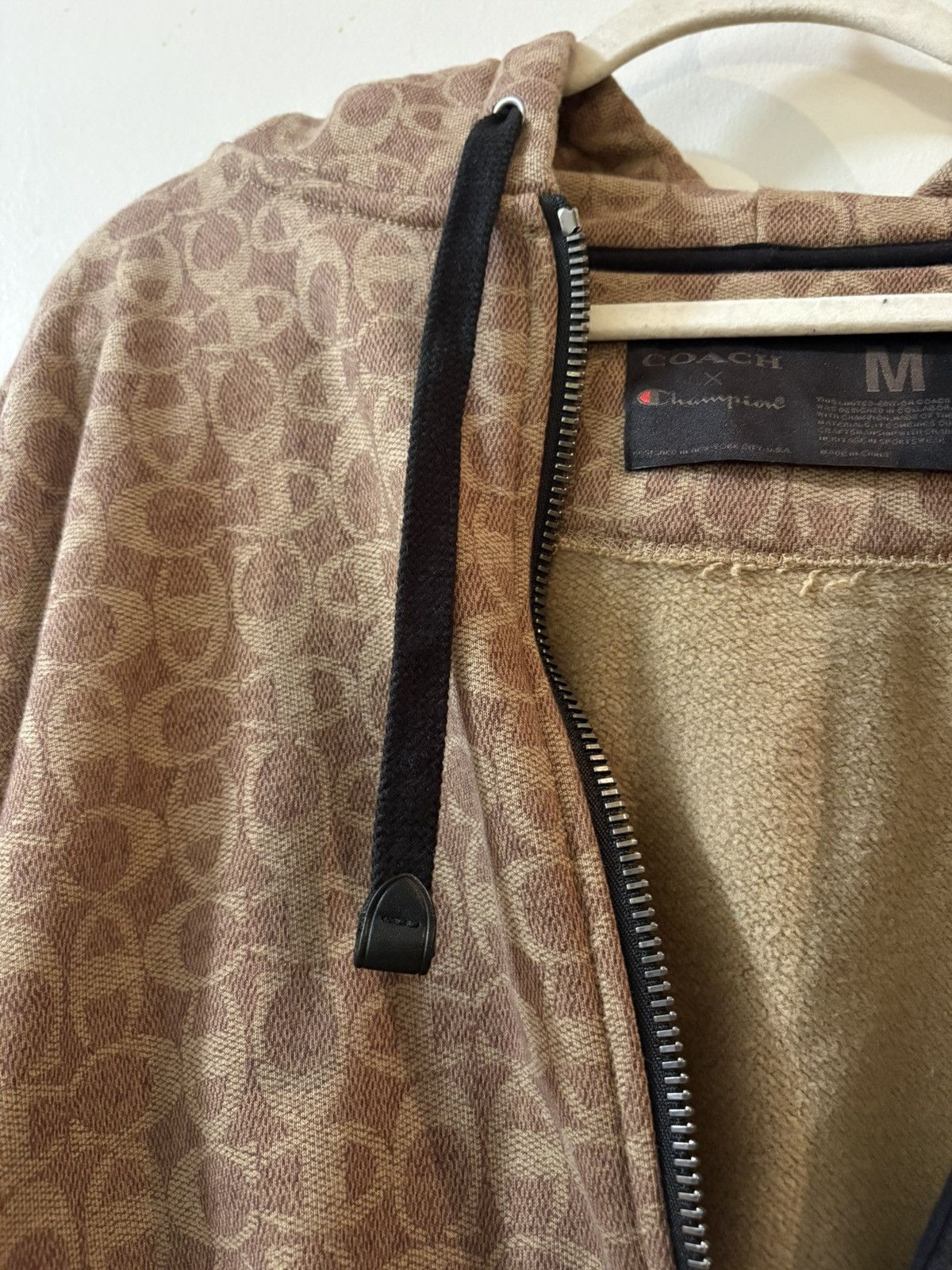 Coach Coach X Champion brown monogram zip up hoodie Size US M / EU 48-50 / 2 - 4 Thumbnail