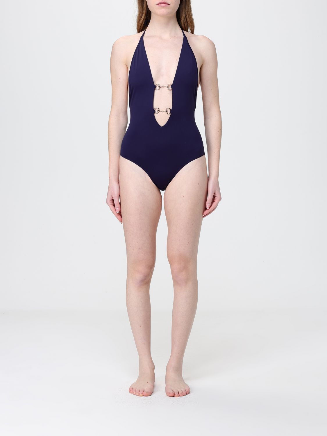 Gucci Gucci Swimsuit Woman Blue Size S / US 4 / IT 40 - 1 Thumbnail