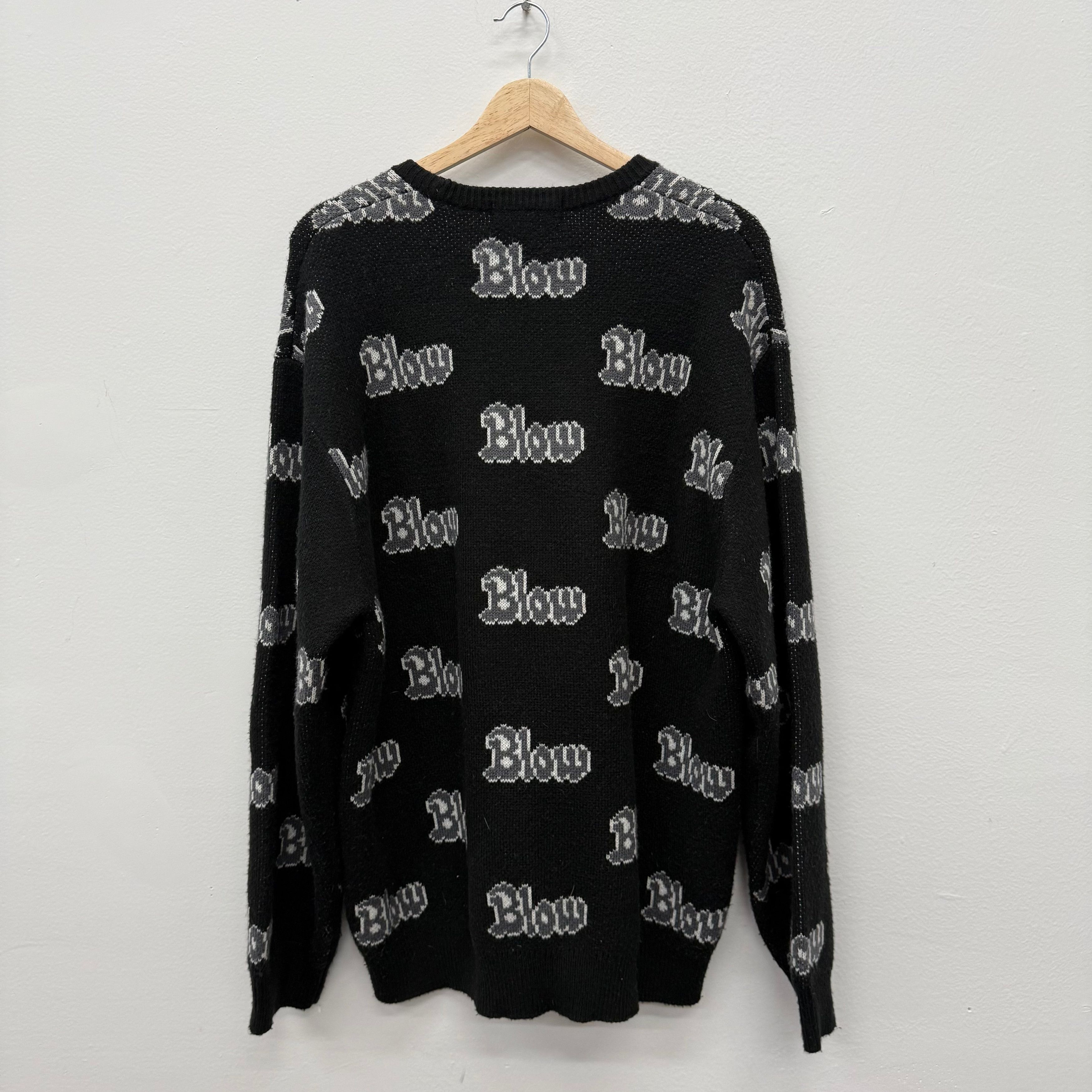 Supreme Supreme Blow Knit Sweater Black Crewneck - Size L Size US L / EU 52-54 / 3 - 2 Thumbnail