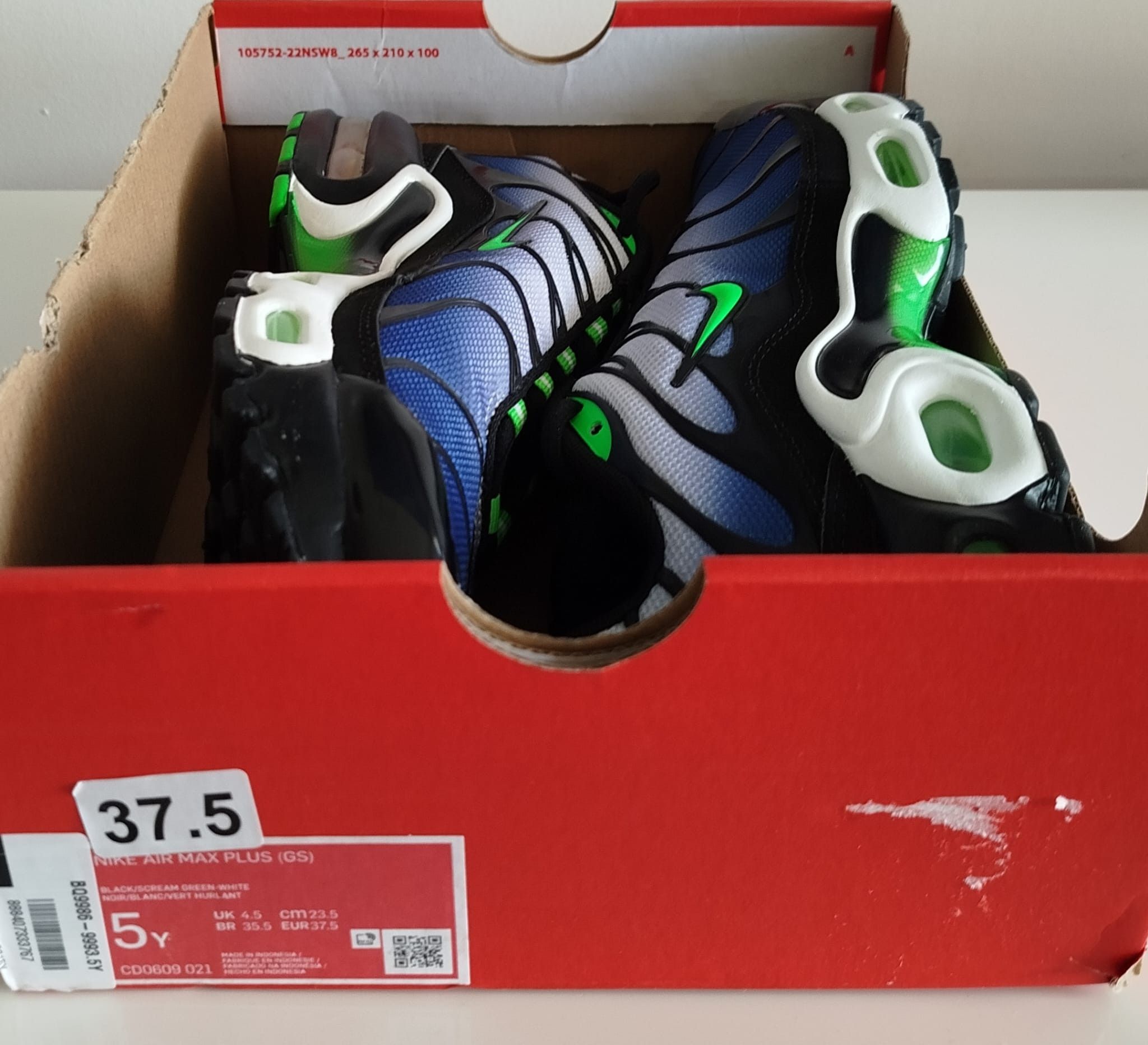 Nike Nike Air Max Plus (GS) CD0609-021 Size US 6.5 / IT 36.5 - 9 Thumbnail