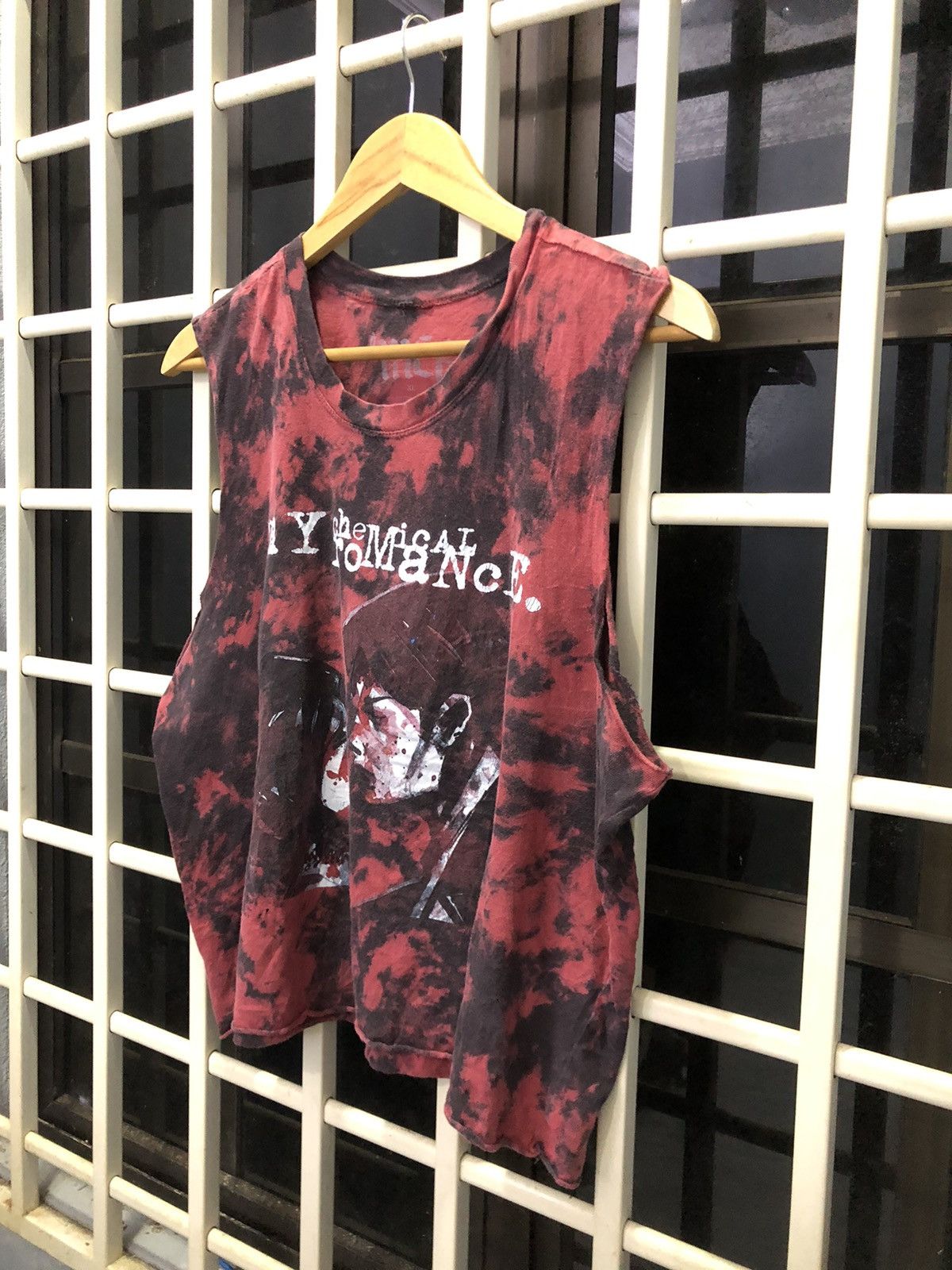My Chemical Romance Bleach Tie Dye My Chemical Romance Punk Sleeveless Top Size US M / EU 48-50 / 2 - 2 Thumbnail