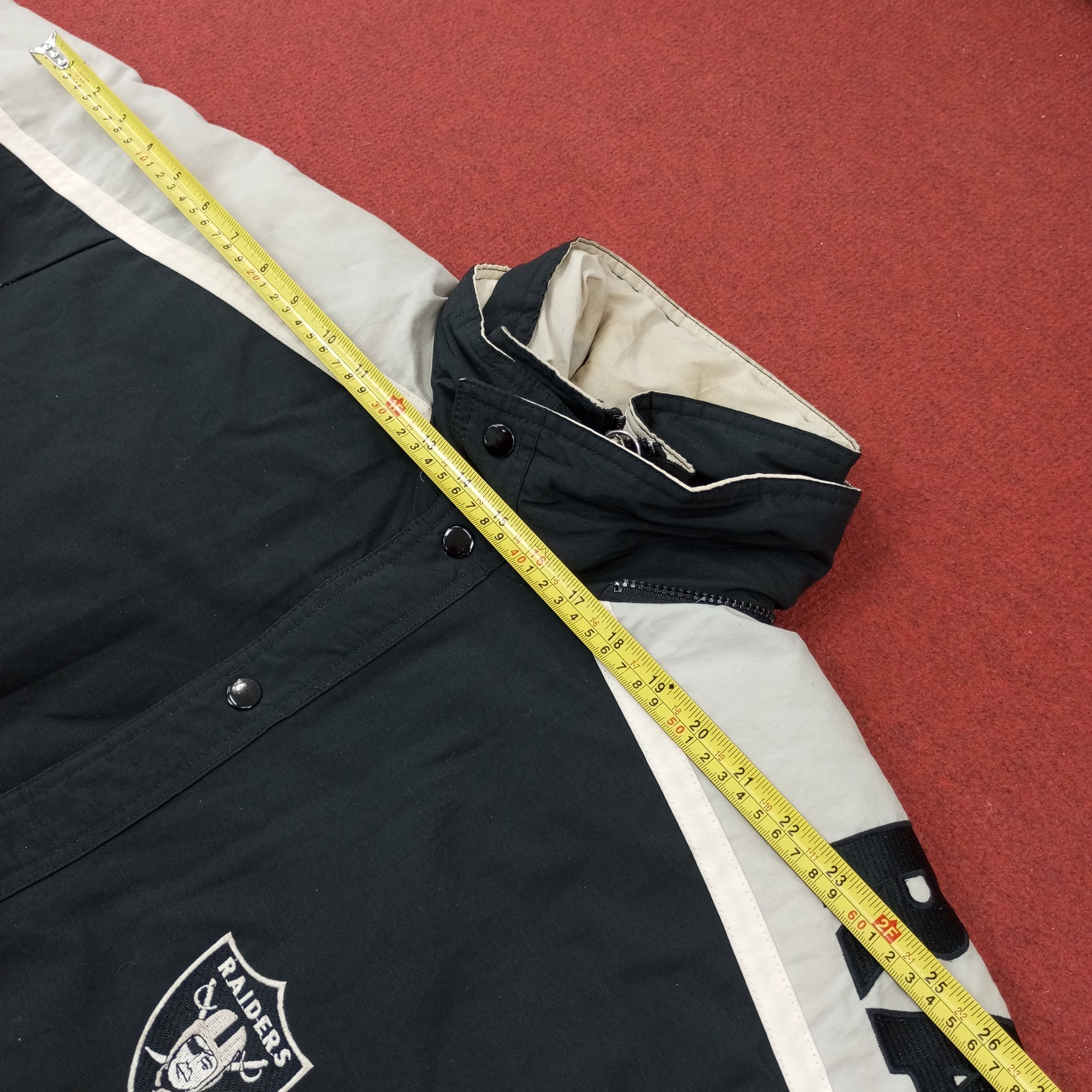 NFL × Starter × Vintage Raiders NFL American Football Team Jacket c230n24 Size US XXL / EU 58 / 5 - 11 Thumbnail