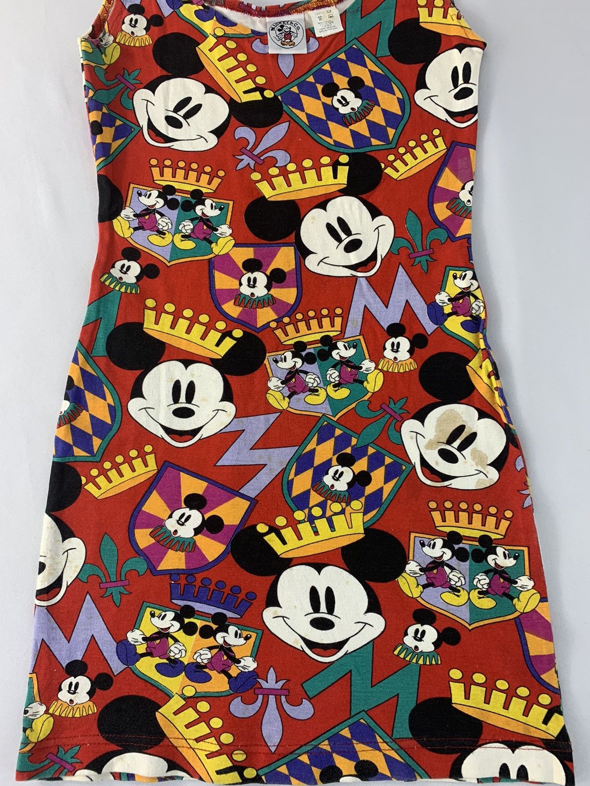 Disney Disney Mickey Mouse Tank Top Singlet All Over Printed Size XS / US 0-2 / IT 36-38 - 3 Thumbnail