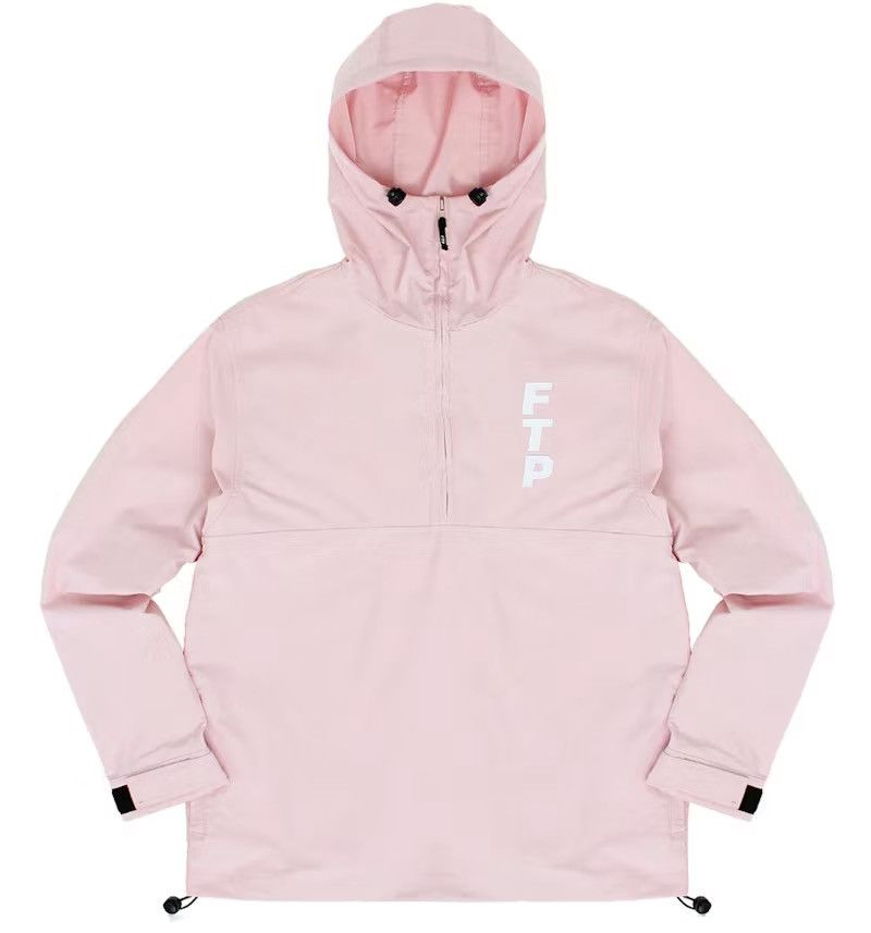 Fuck The Population FTP Vertical Logo anorak - dusty pink SS22 size M Size US M / EU 48-50 / 2 - 1 Thumbnail