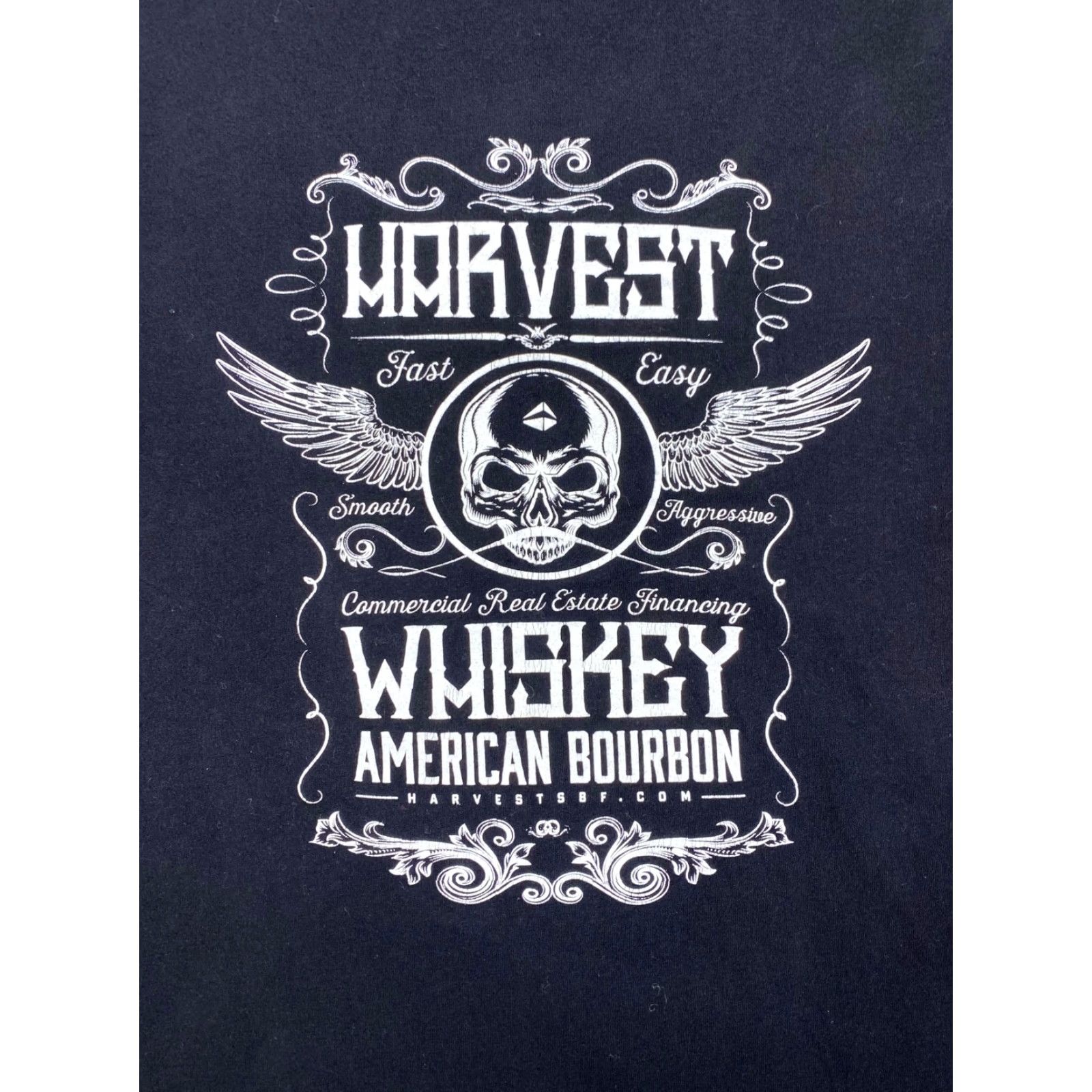 Next Level Harvest Whiskey American Bourbon Black Short Sleeve T-shirt #2664 Size US L / EU 52-54 / 3 - 2 Thumbnail
