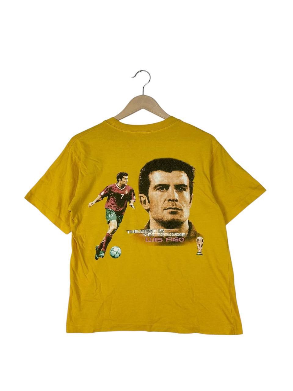 Vintage Vintage 90s Luis Figo, Portugese Striker No 7 Football Prmo Size US S / EU 44-46 / 1 - 1 Thumbnail