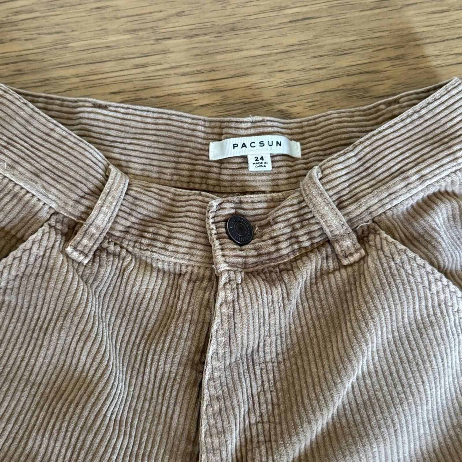 Pacsun PacSun Tan Cargo Shorts Casual Style-24 Size 24" / US 00 / IT 34 - 2 Thumbnail