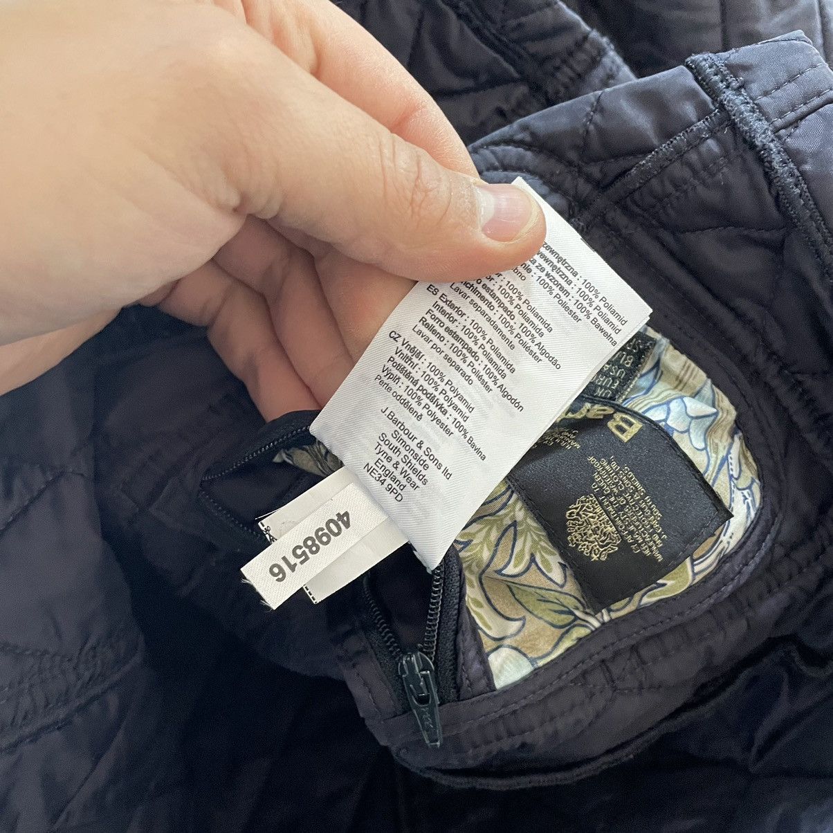 Barbour × London Fog Uk8 BARBOUR Ruskin Quilted Jacket Coat old William Morris Size S / US 4 / IT 40 - 7 Thumbnail