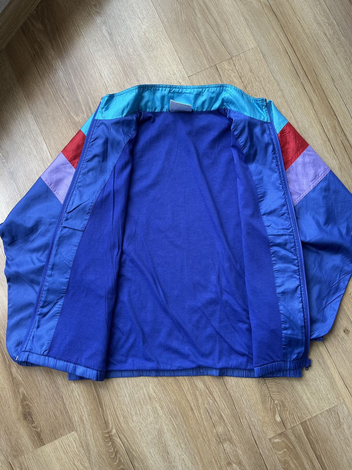 Adidas Vintage 80s Adidas Trefoil Y2K Retro Nylon Track Suit Size US L / EU 52-54 / 3 - 9 Thumbnail