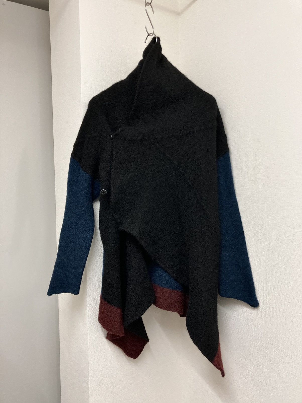 Japanese Brand siva knit deformed draping cardigan Size US M / EU 48-50 / 2 - 6 Thumbnail