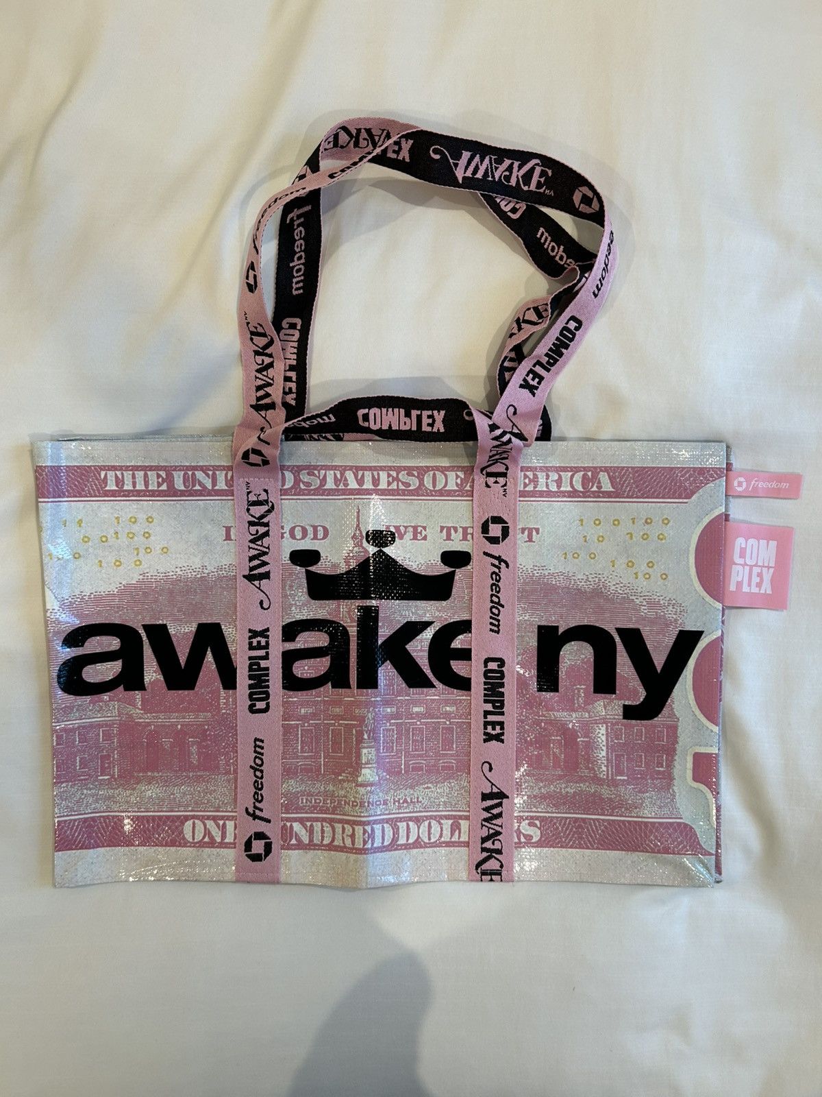 Awake NY Awake NY Tote Bag Chase Freedom ComplexCon Exclusive Bundle Size ONE SIZE - 2 Thumbnail