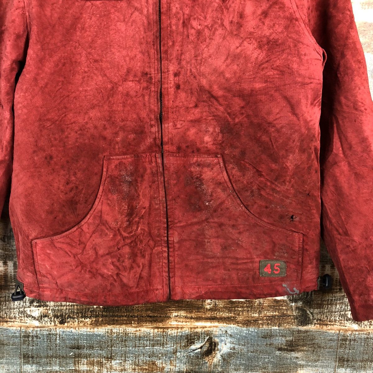 Japanese Brand Thursday Island Red Hoodie sweatshirt #A2452 Size US M / EU 48-50 / 2 - 6 Thumbnail