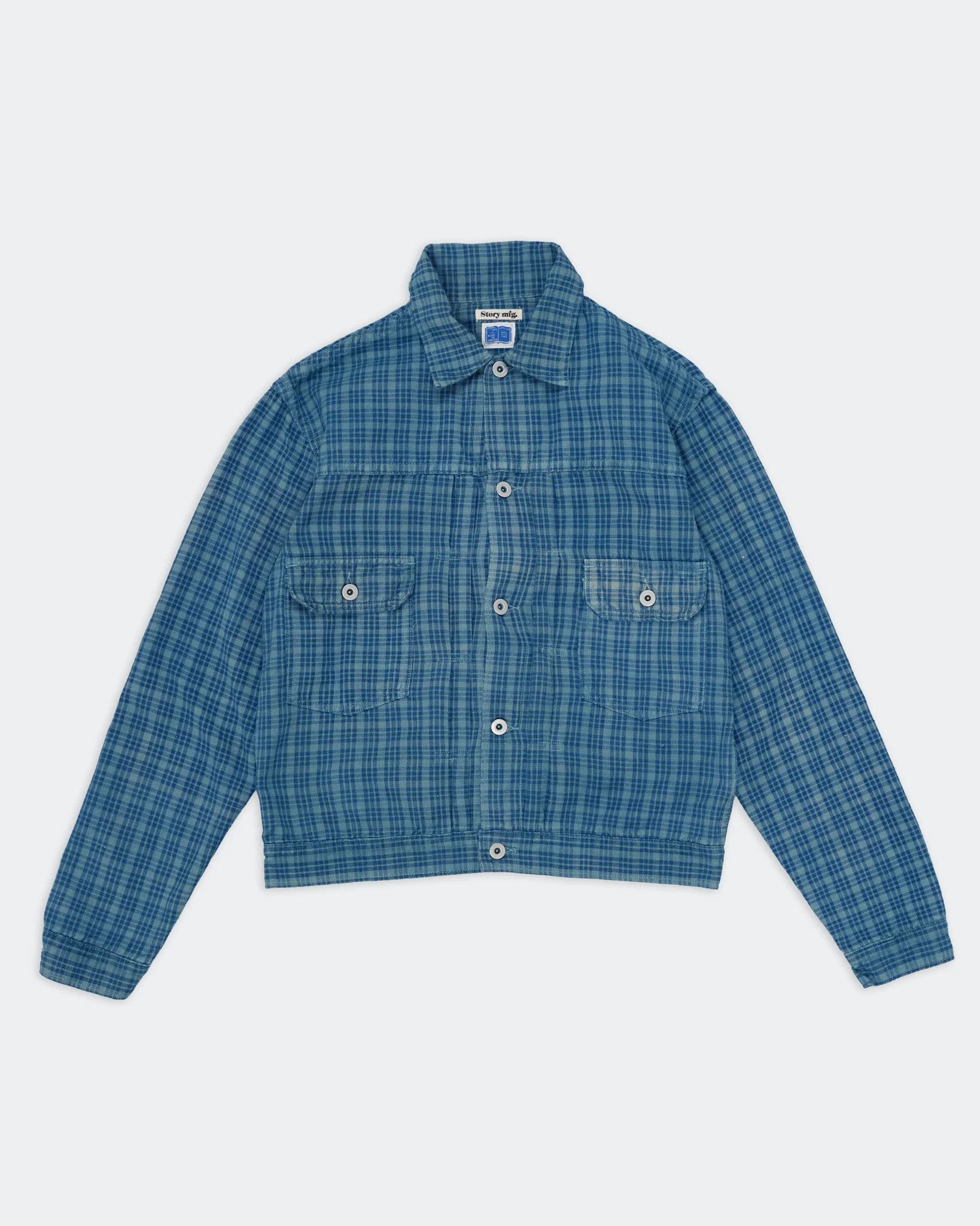 Story Mfg. Story MFG Sundae Jacket Indigo Wobbly | Grailed