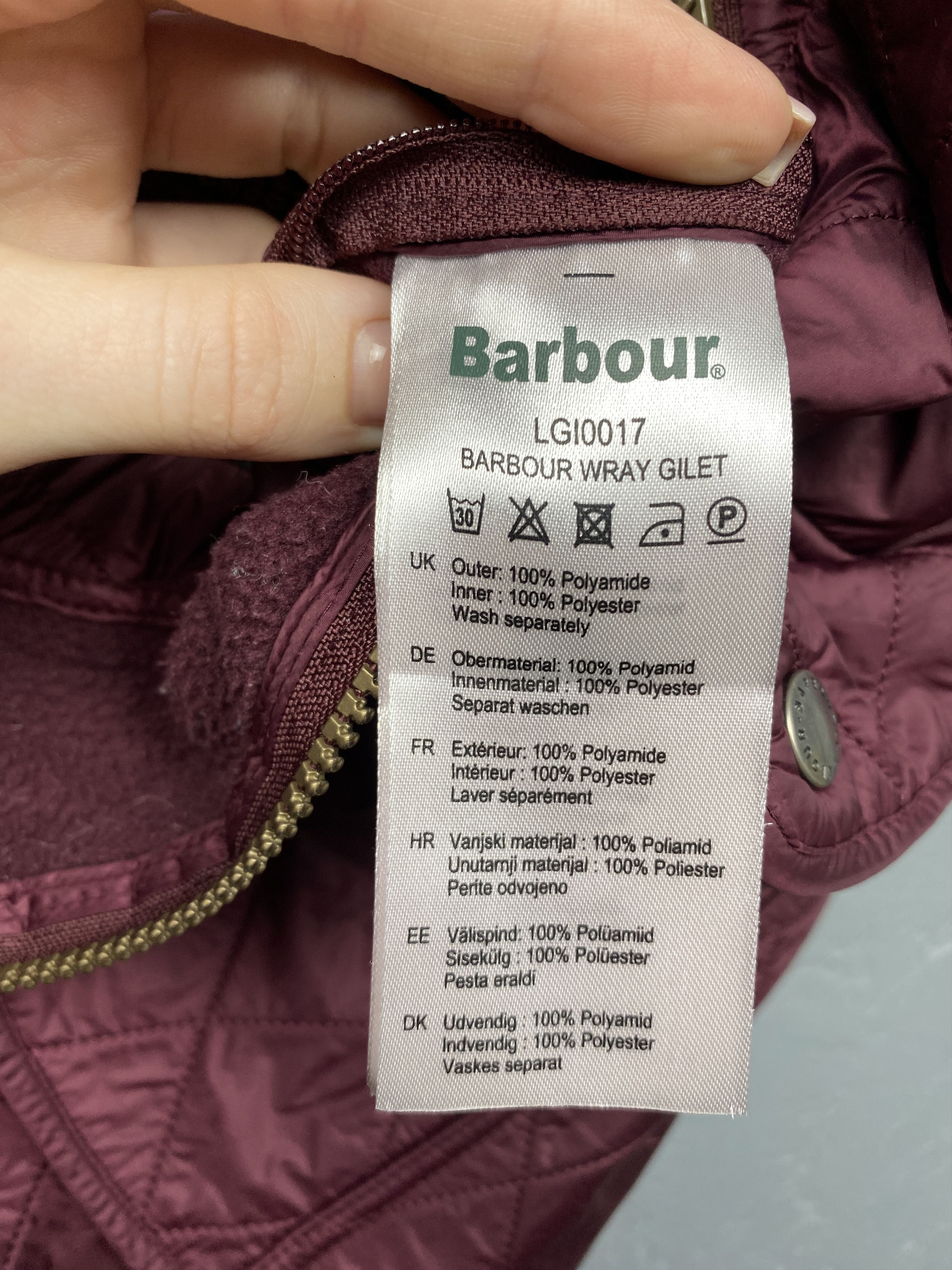 Barbour Barbour Womens Wray Gilet Quilted Vest Size L / US 10 / IT 46 - 8 Thumbnail