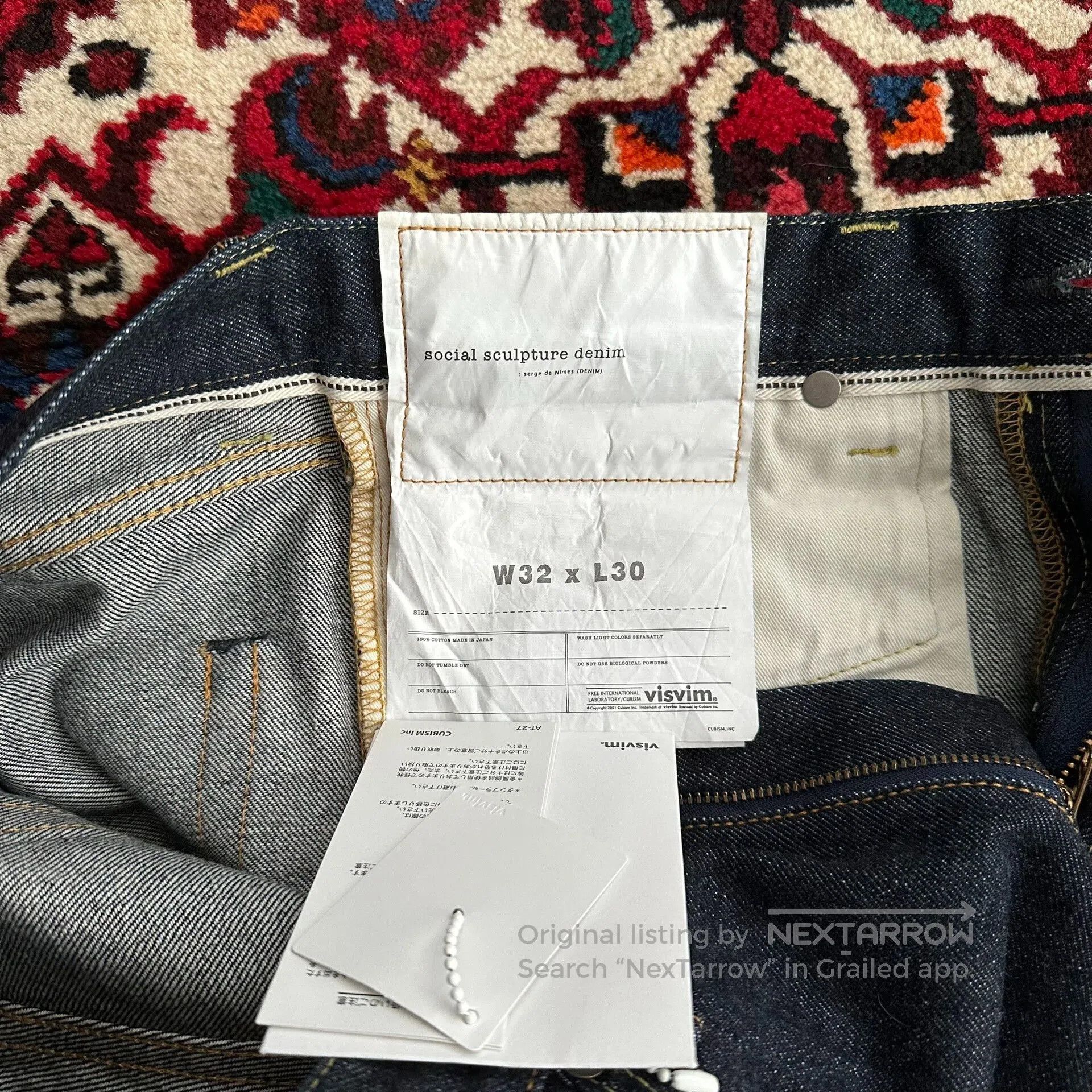 Visvim visvim 18AW 04R Raw Denim Jeans. Size US 32 / EU 48 - 6 Thumbnail
