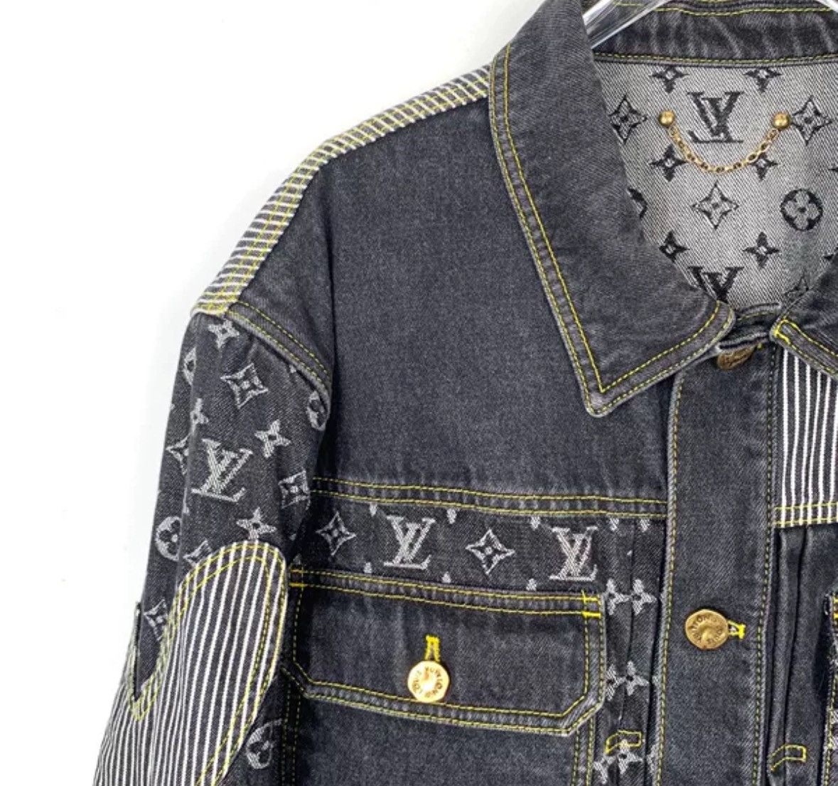 Louis Vuitton Louis Vuitton Lv, Louis Vuitton deconstructive denim jacket Size US M / EU 48-50 / 2 - 3 Thumbnail