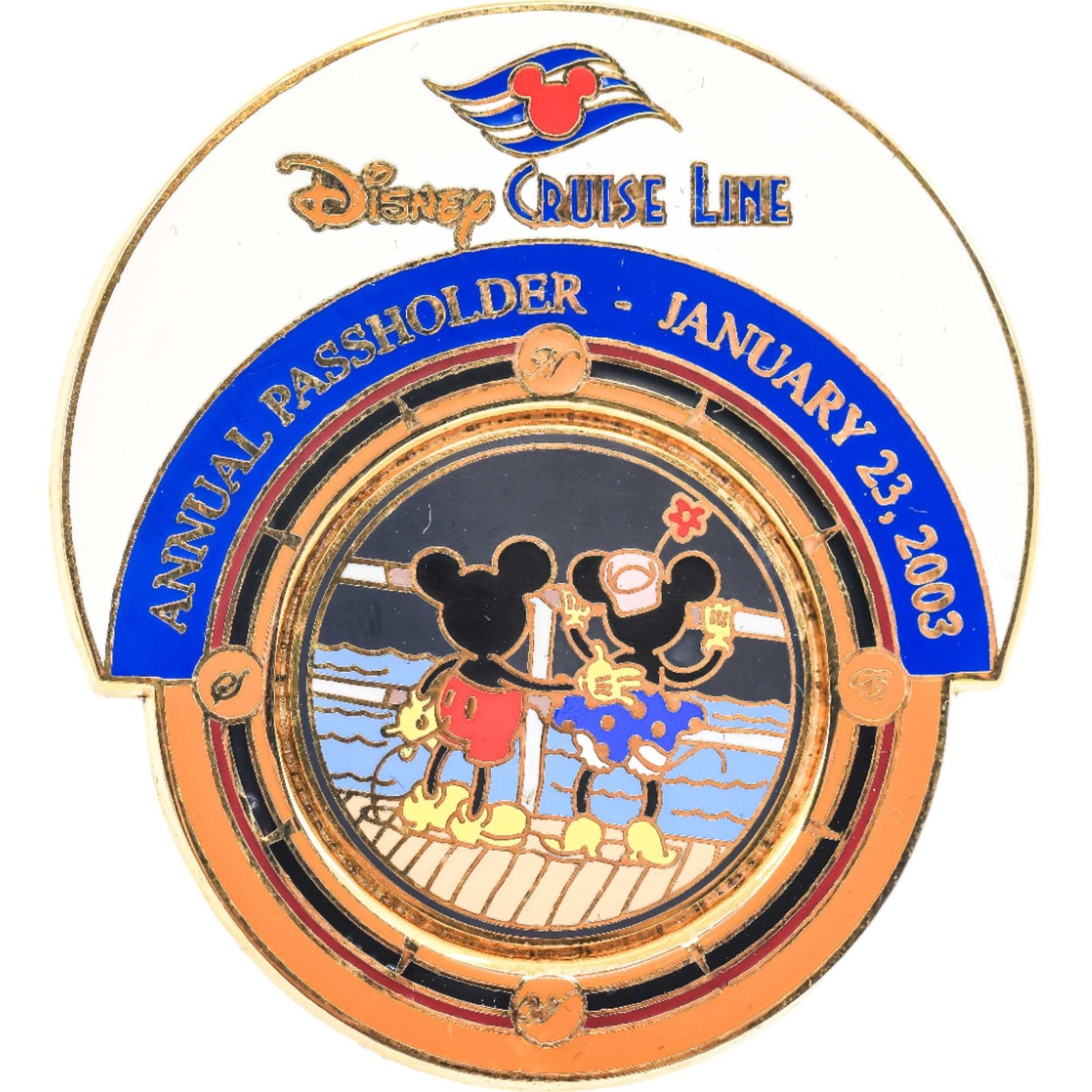 Disney Disney Cruise Line January 23 2003 Annual Passholder Pin LE Size ONE SIZE - 1 Thumbnail