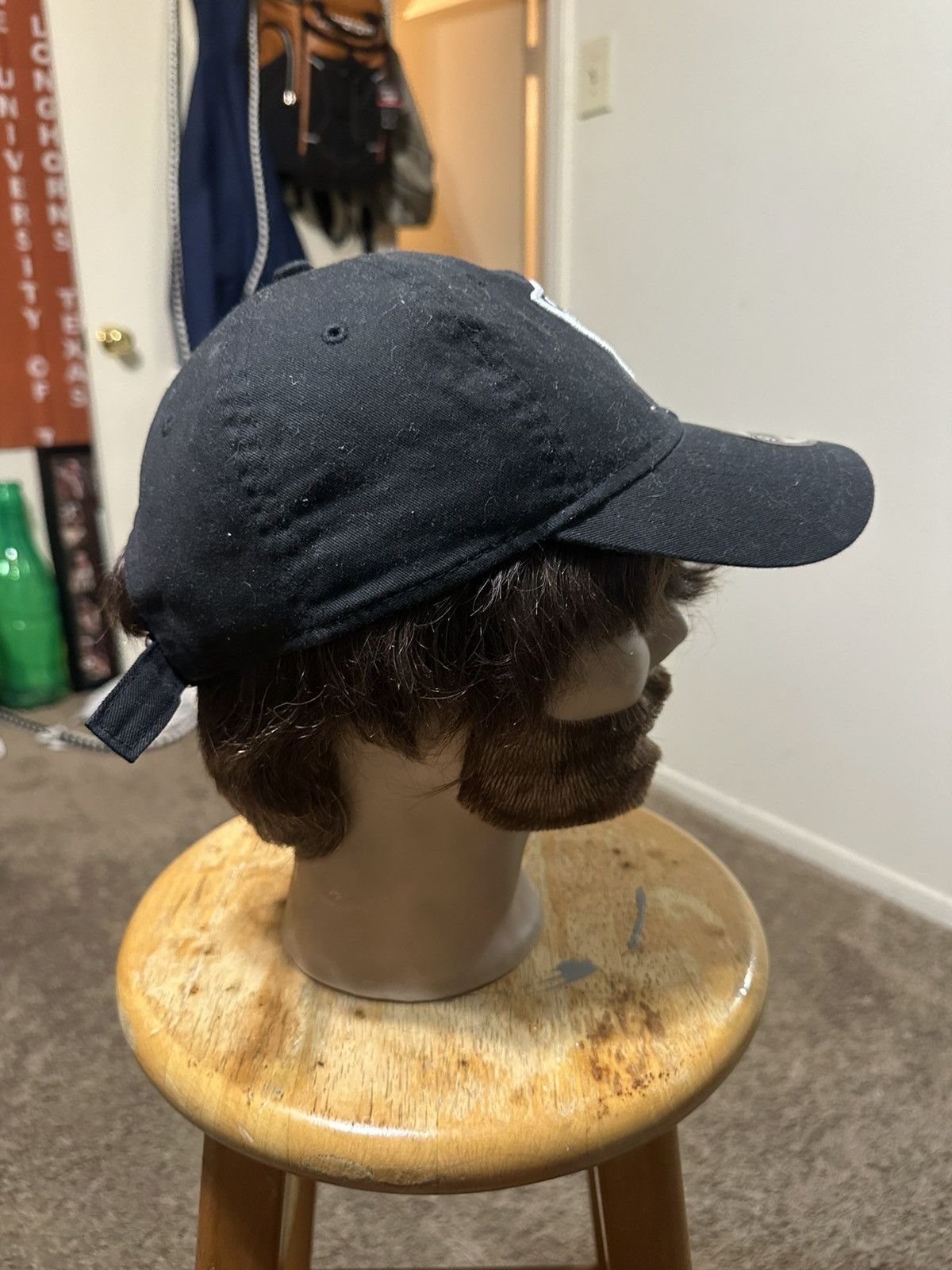 NFL Vintage NFl Las Vegas Raiders “triple black” hat 00s Size ONE SIZE - 3 Thumbnail