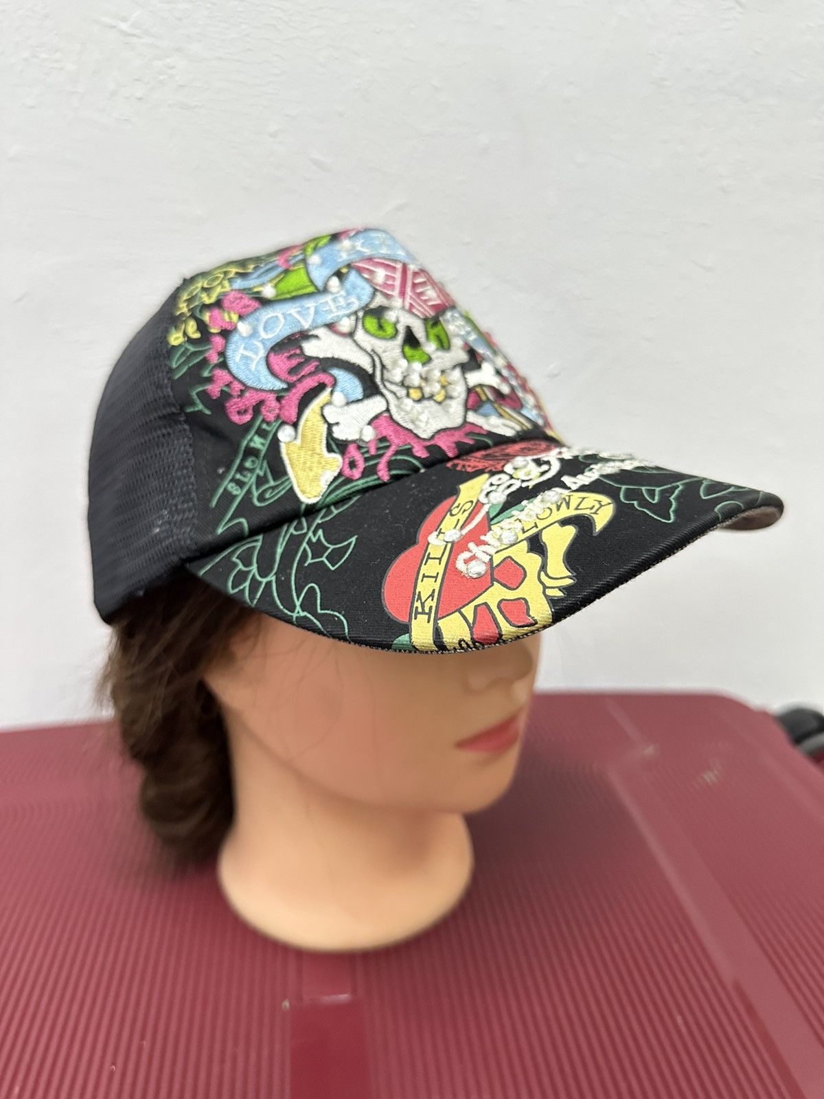 Ed Hardy Ed Hardy Cap by Christian Audigier Vintage Tattoo Size ONE SIZE - 3 Thumbnail