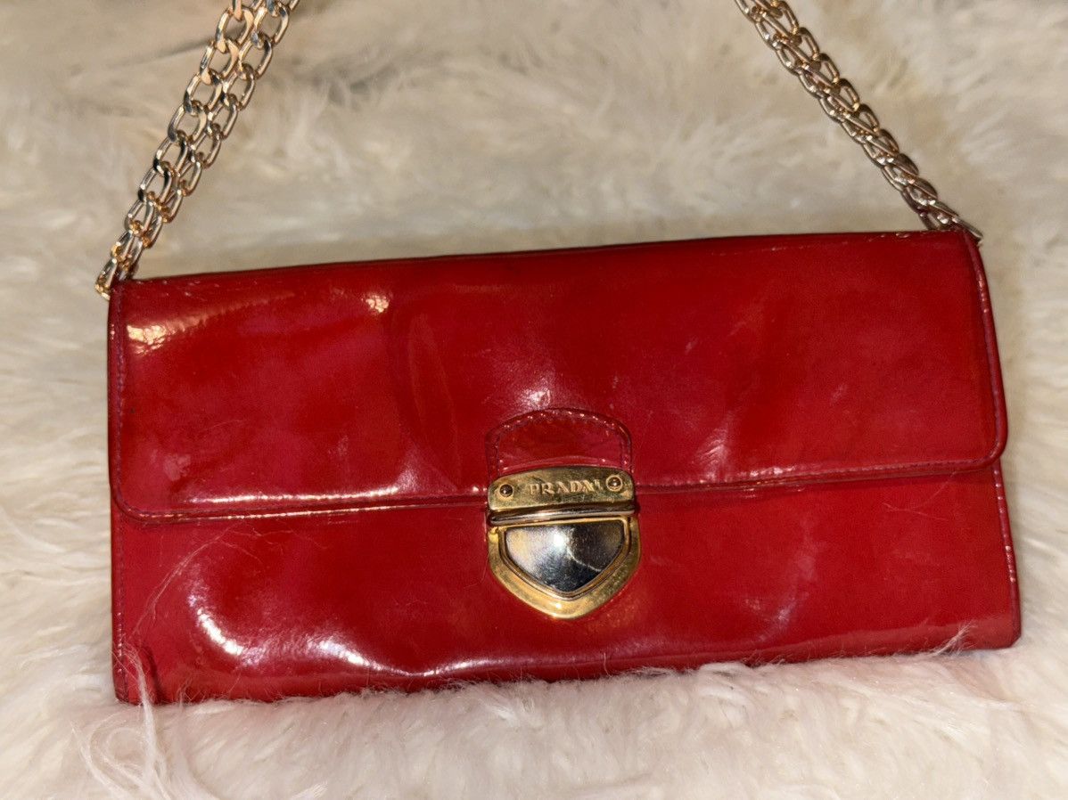 Prada Prada Bicolor Leather Long Wallet Size ONE SIZE - 9 Thumbnail