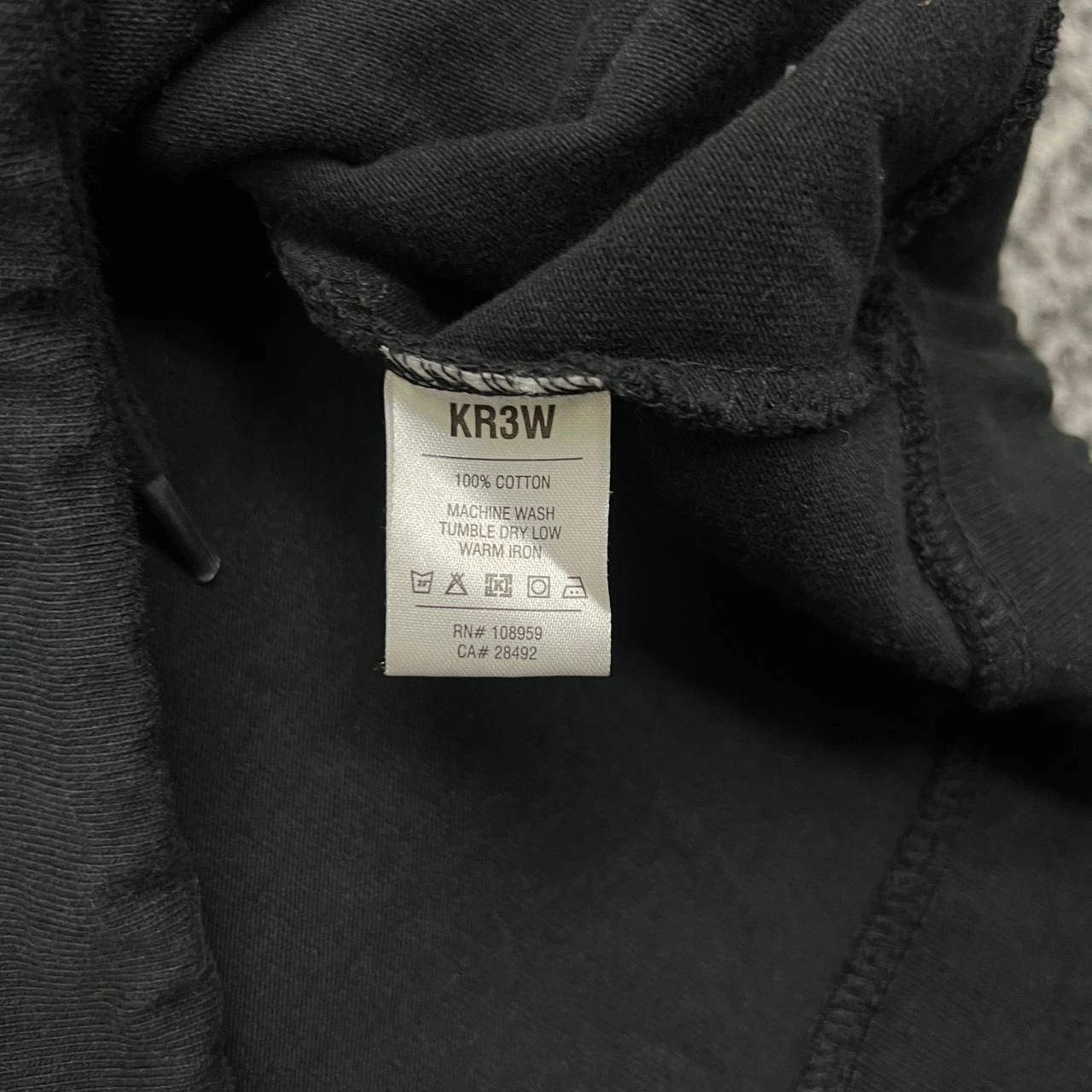 KREW Kr3w Hoodie Men Black Full Zip Long Sleeve Pocket Outdoor XL Size US XL / EU 56 / 4 - 5 Thumbnail