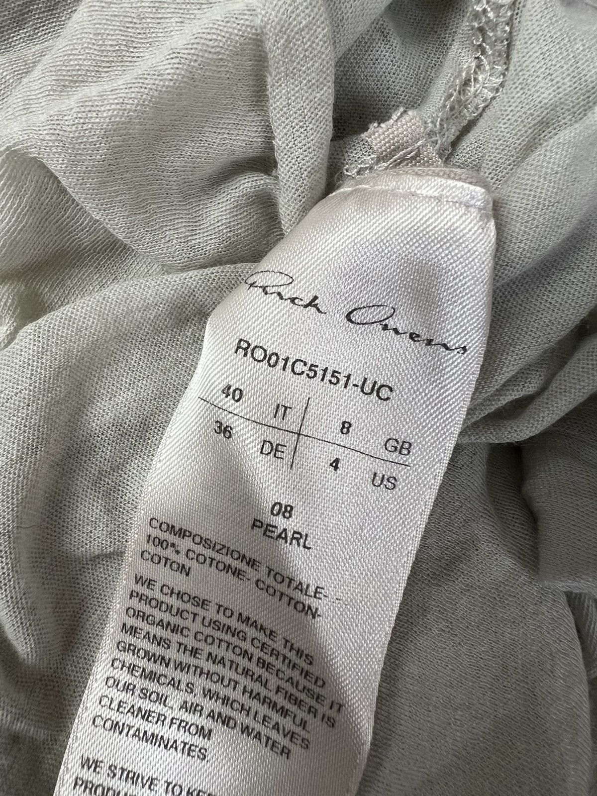 Rick Owens Rick Owens EDFU Loose Tank Top Size S / US 4 / IT 40 - 8 Thumbnail