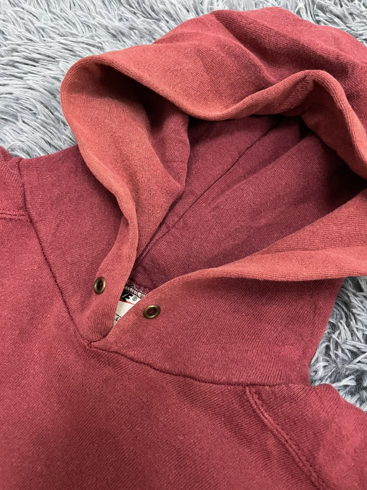 Nike × Vintage Vintage distressed Nike center spellout hoodie Size US S / EU 44-46 / 1 - 4 Thumbnail