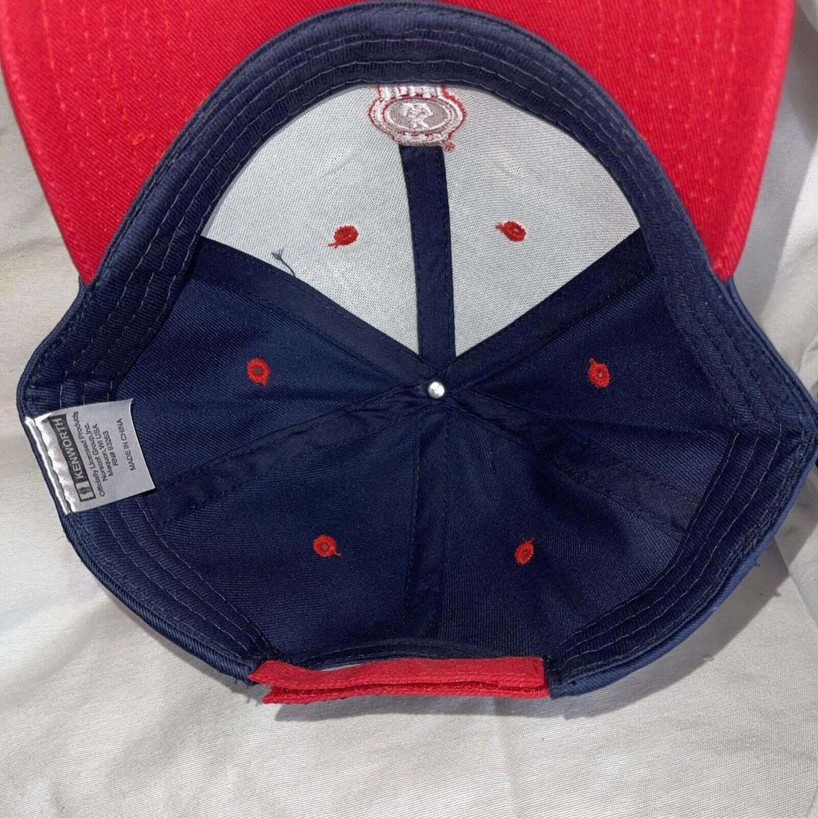 Designer Kenworth Two-Tone Baseball Cap - Navy & Red Size ONE SIZE - 3 Thumbnail