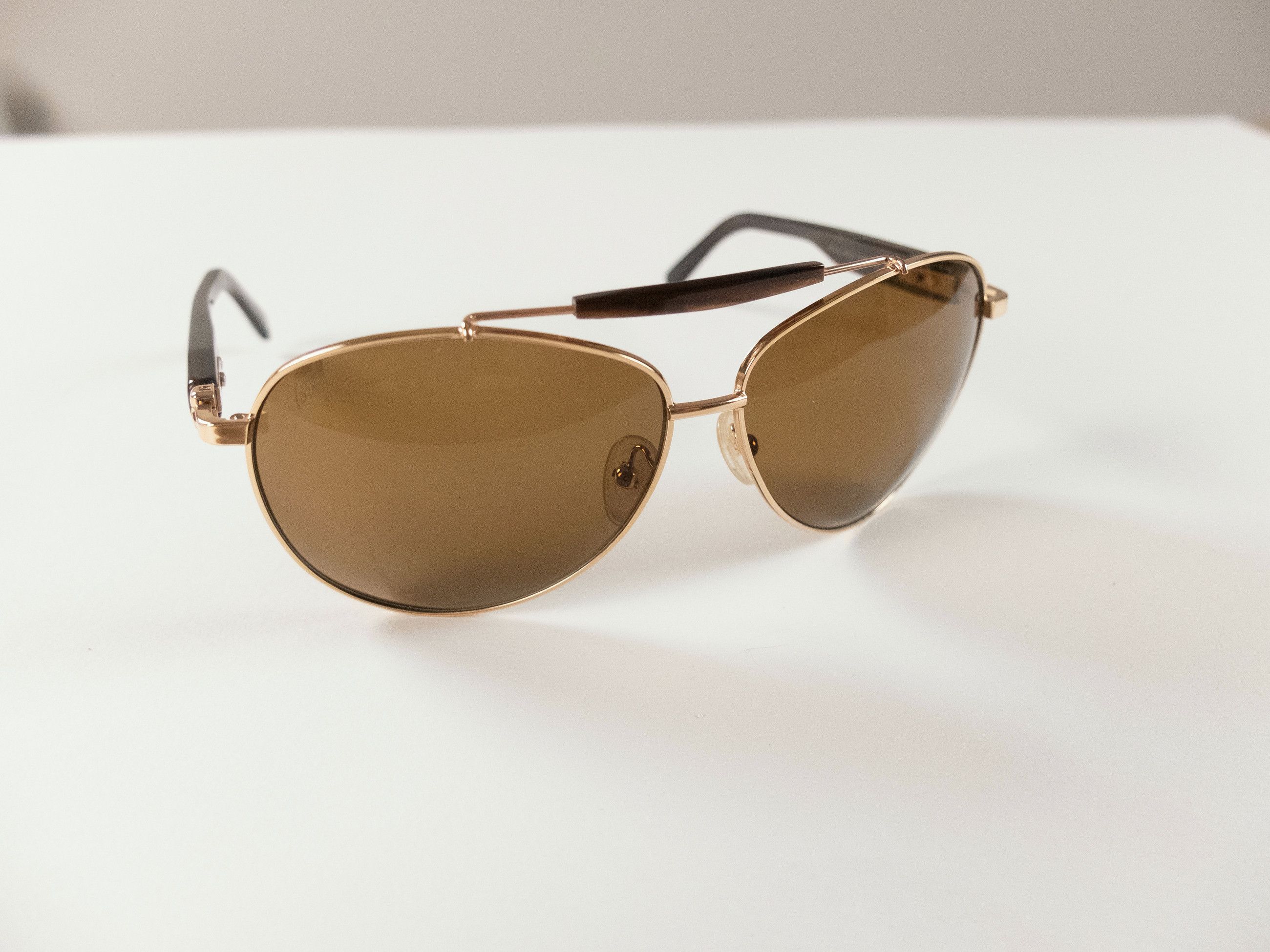 Brioni BRIONI handmade metal aviator sunglasses with real horn arms Size ONE SIZE - 2 Thumbnail
