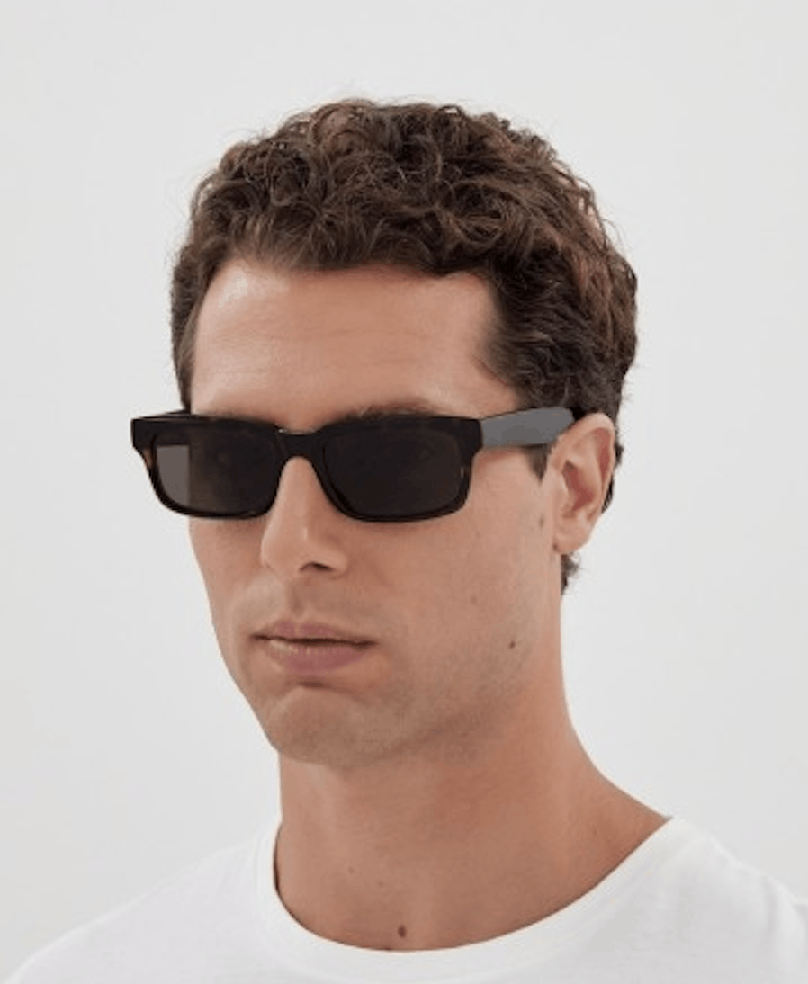 image of New Balenciaga Bb0345S - 002 Sunglasses in Havana, Men's