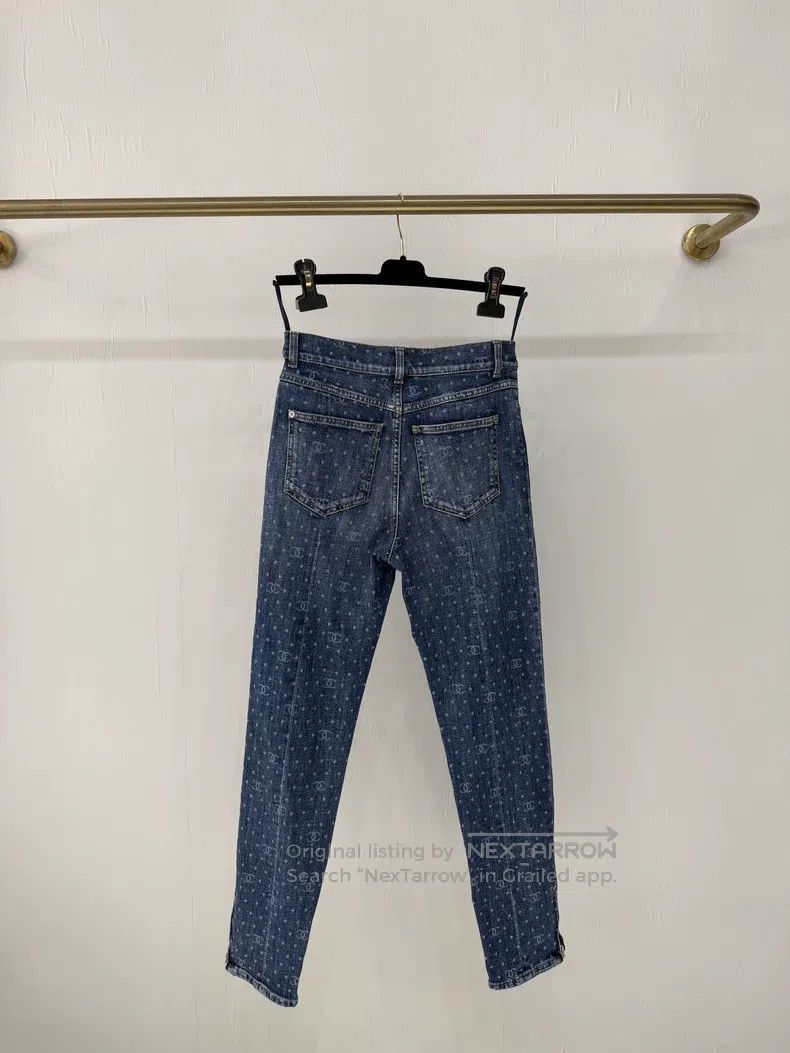 Chanel Chanel 23P polka dot logo shorts jeans Size 24" / US 00 / IT 34 - 4 Thumbnail