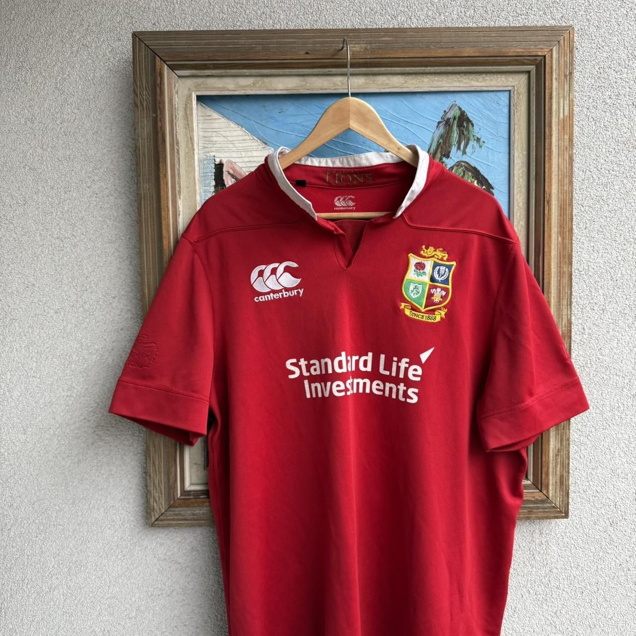 Canterbury of New Zealand British & Irish Lions 2017 Jersey Red XL Size US XL / EU 56 / 4 - 2 Thumbnail