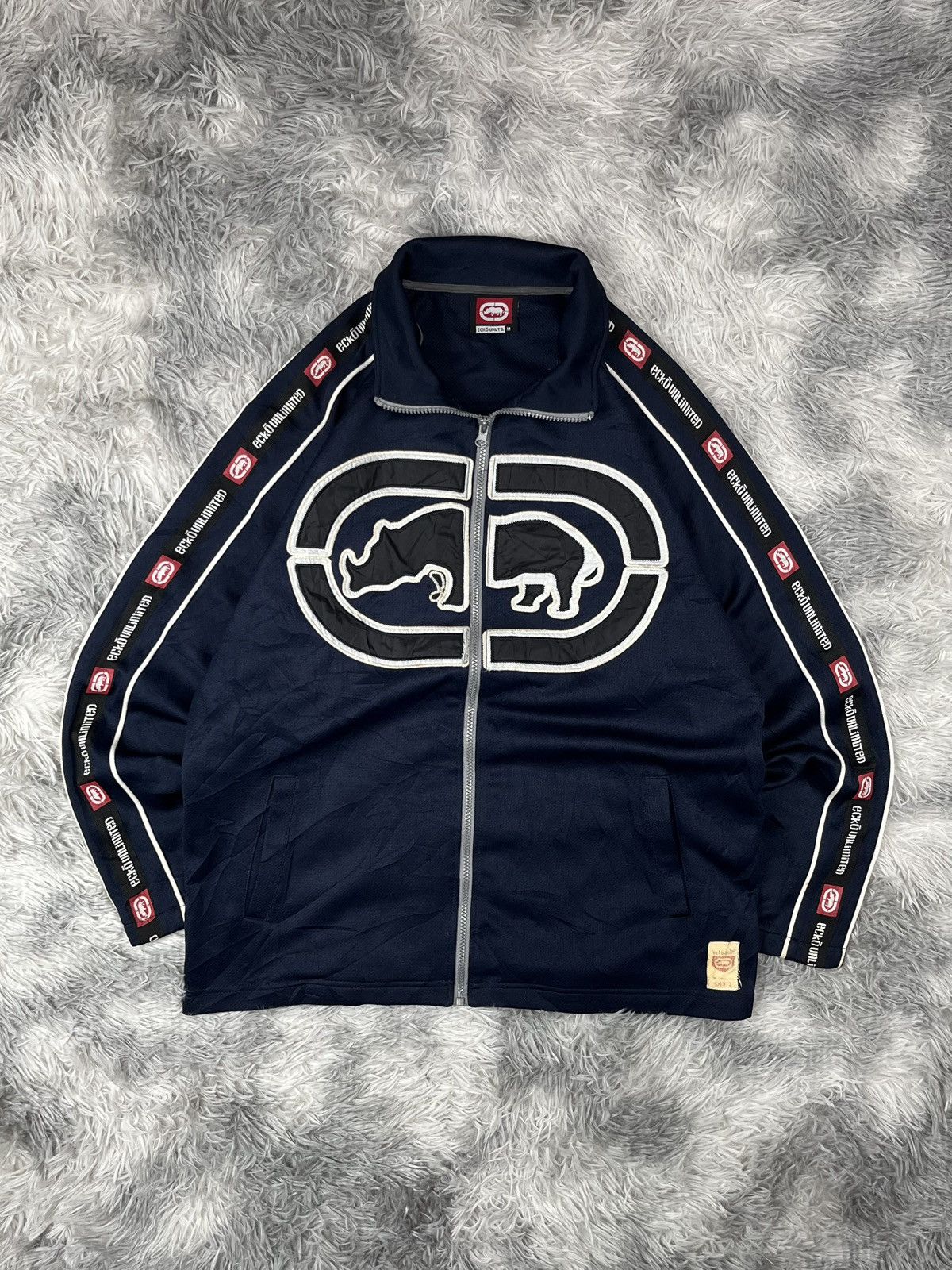 Ecko Unltd. Vintage Ecko unltd jacket big logo trak Full zip Size US M / EU 48-50 / 2 - 1 Thumbnail