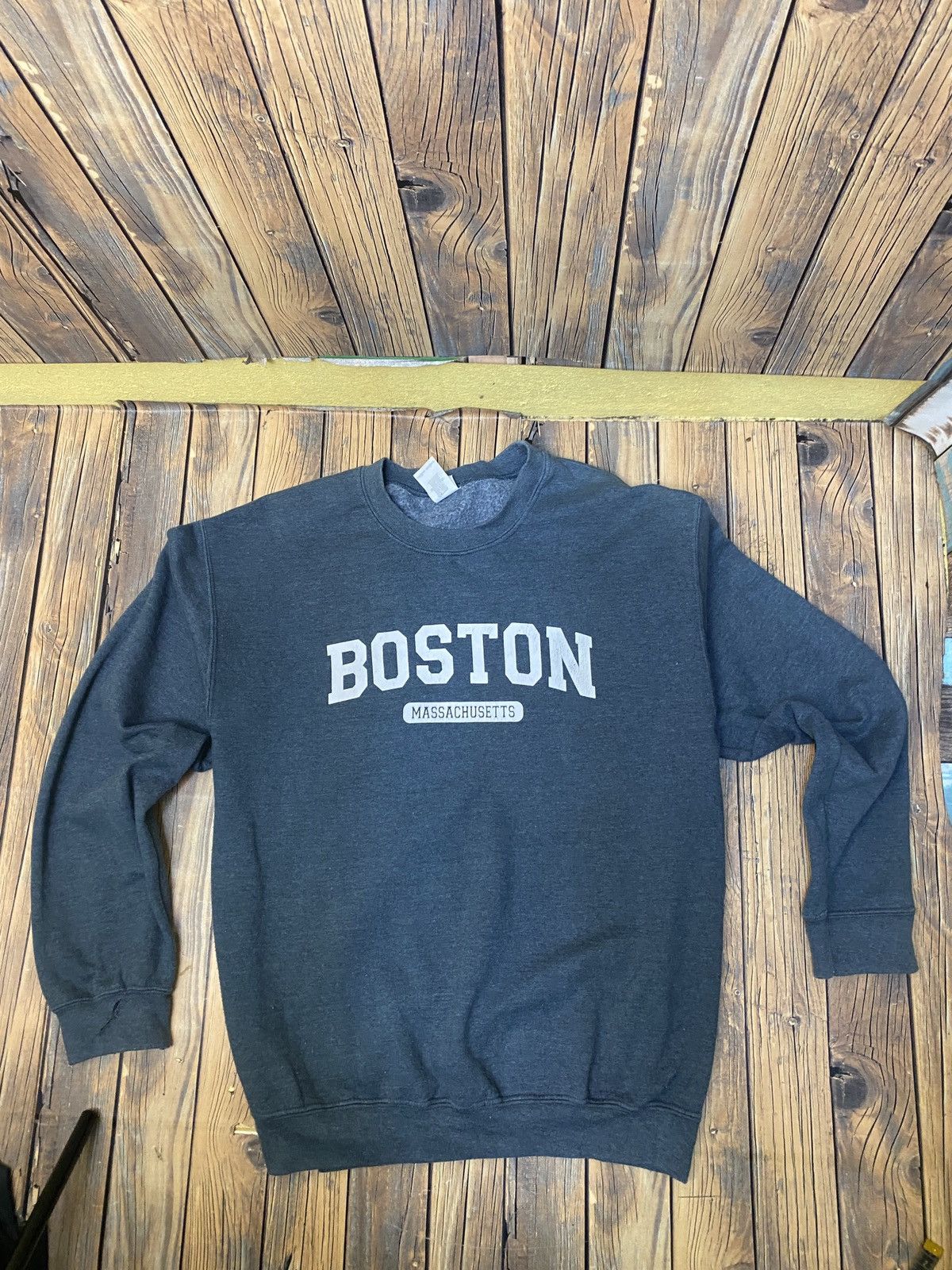 Gildan × Vintage Vintage gildan boston crewneck sweatshirt Size US M / EU 48-50 / 2 - 11 Thumbnail