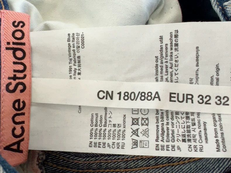 acne studios Washed blue jeans 2506-Nextarrow