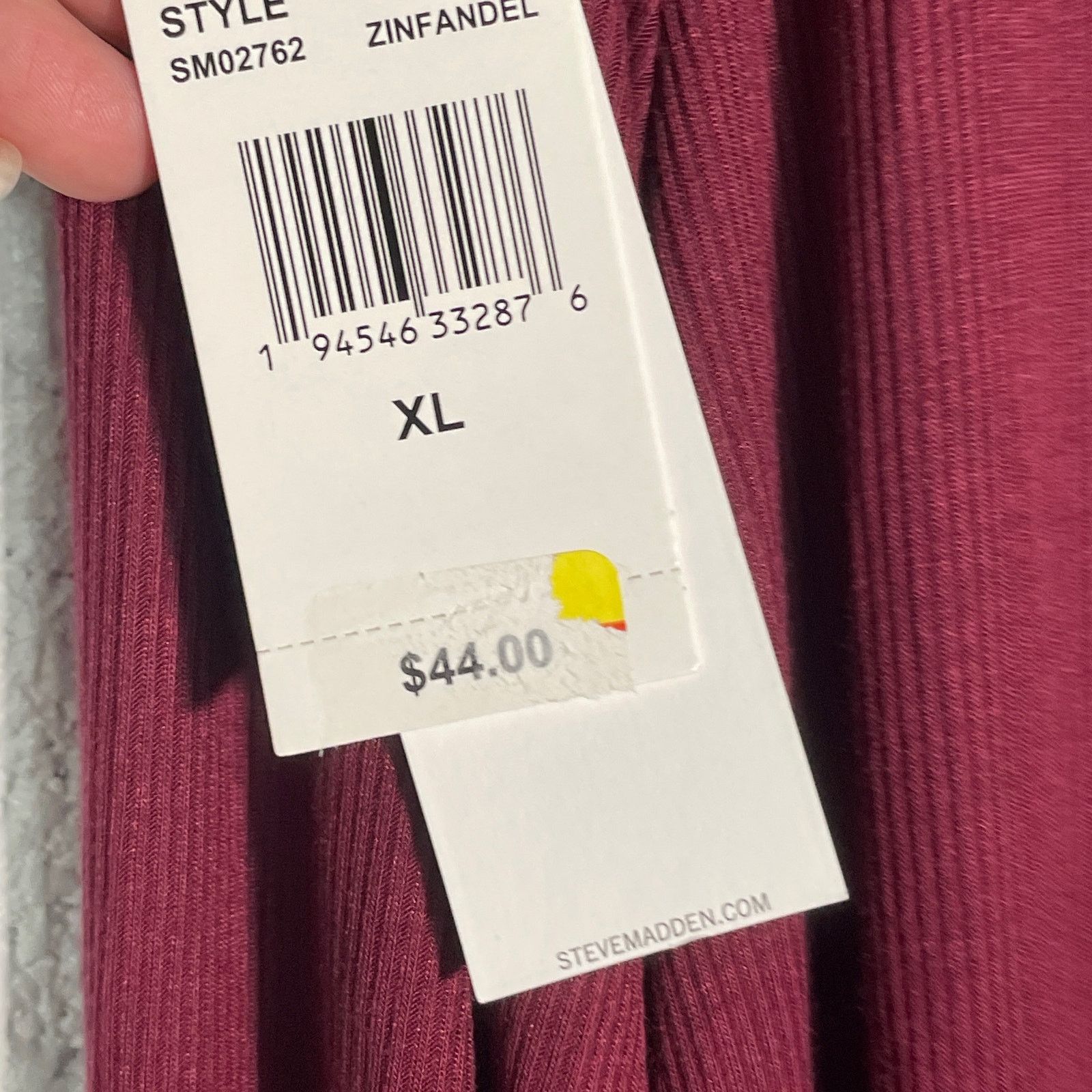 Steve Madden Steve Madden Women's Ribbed Sleep Tee/pants set red XL Size 34" / US 12 / IT 48 - 9 Thumbnail