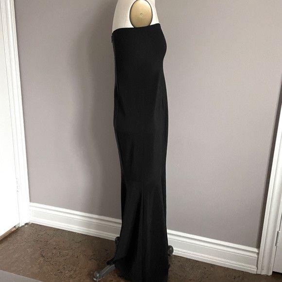 Vintage Vintage Black Tube Maxi Mermaid Dress - Stretchy! 🇨🇦 Size M / US 6-8 / IT 42-44 - 6 Thumbnail
