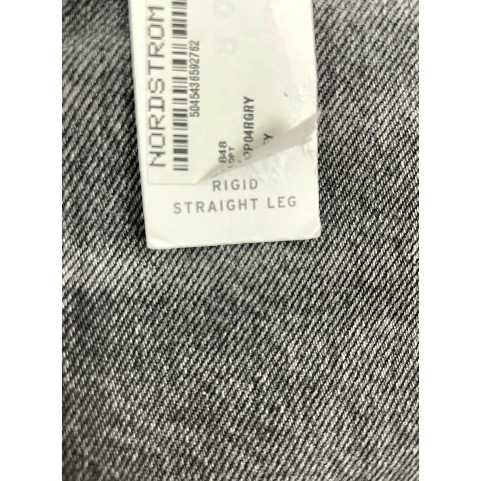 Topshop Topshop Jeans Women's Size 30x34 Gray High Waist Straight Leg NWT Regular Inseam 29 in Pockets NWT Mens? Size 24" / US 00 / IT 34 - 8 Thumbnail