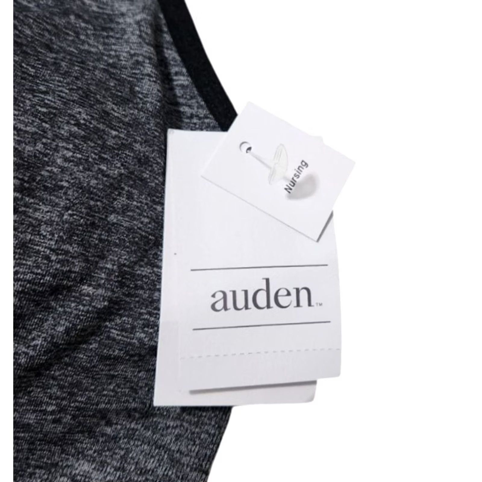 Vintage Auden Womens L Nursing Bra Wireless Padded Heathered Gray Size ONE SIZE - 3 Thumbnail