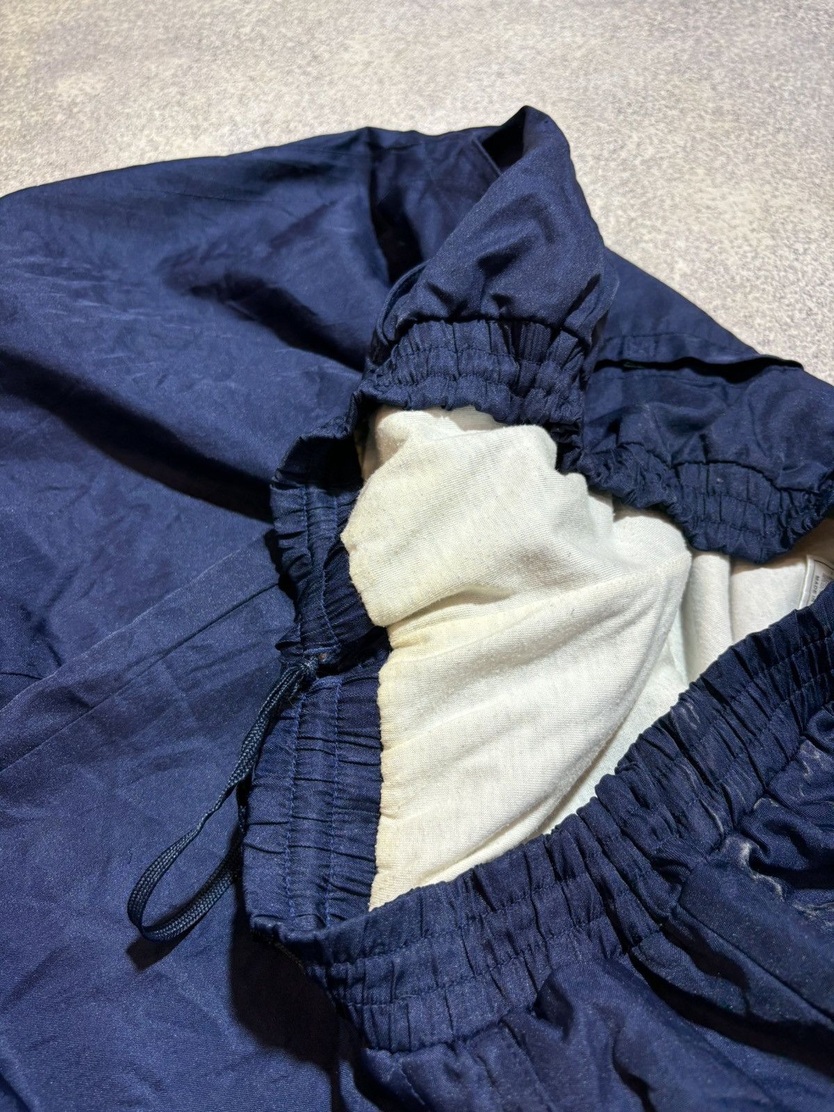 Japanese Brand × Nike × Vintage Nike Vintage Drill Small Logo Nylon pants Blue 00s size L Size US 34 / EU 50 - 9 Thumbnail